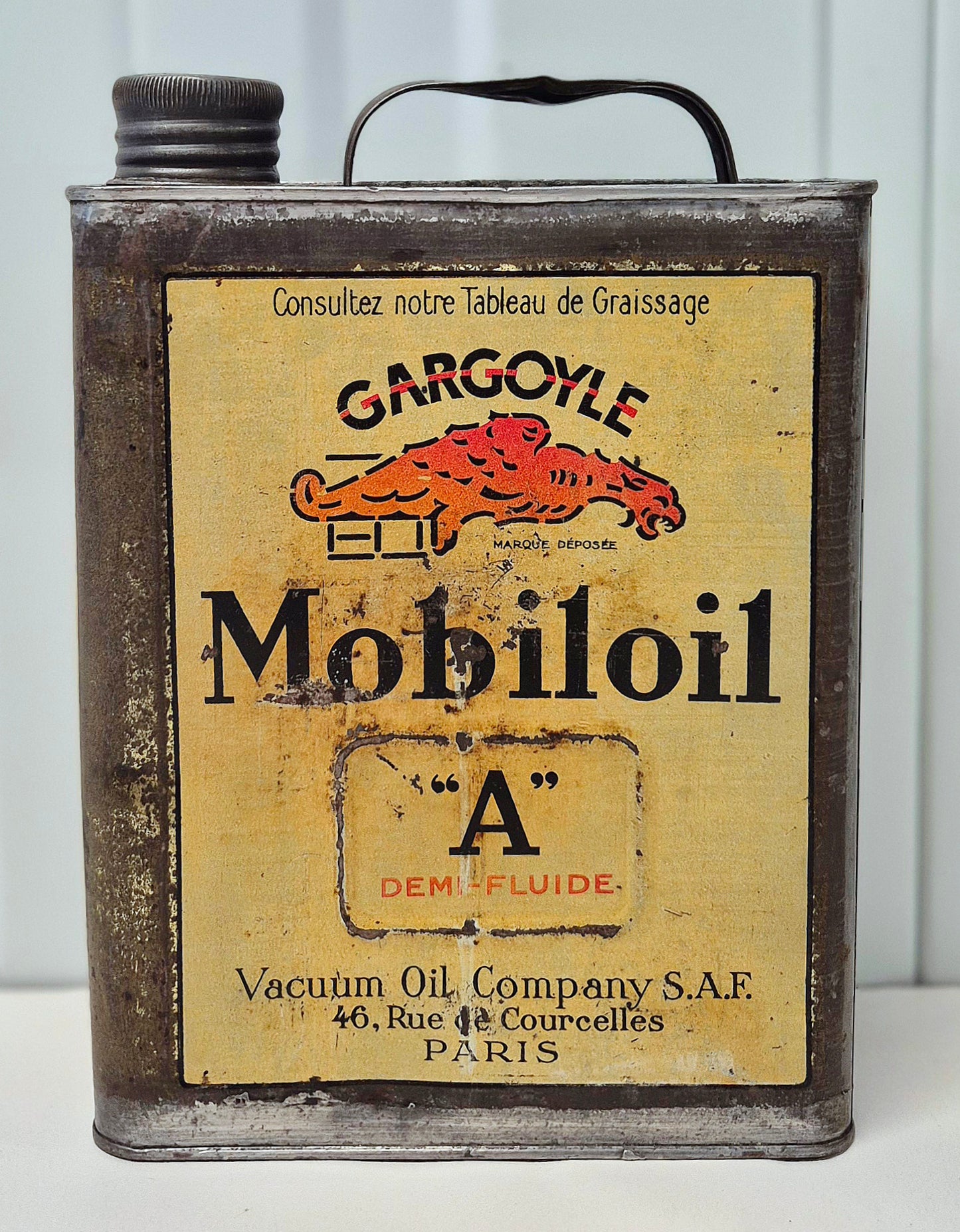 Bidon d'huile MOBILOIL A