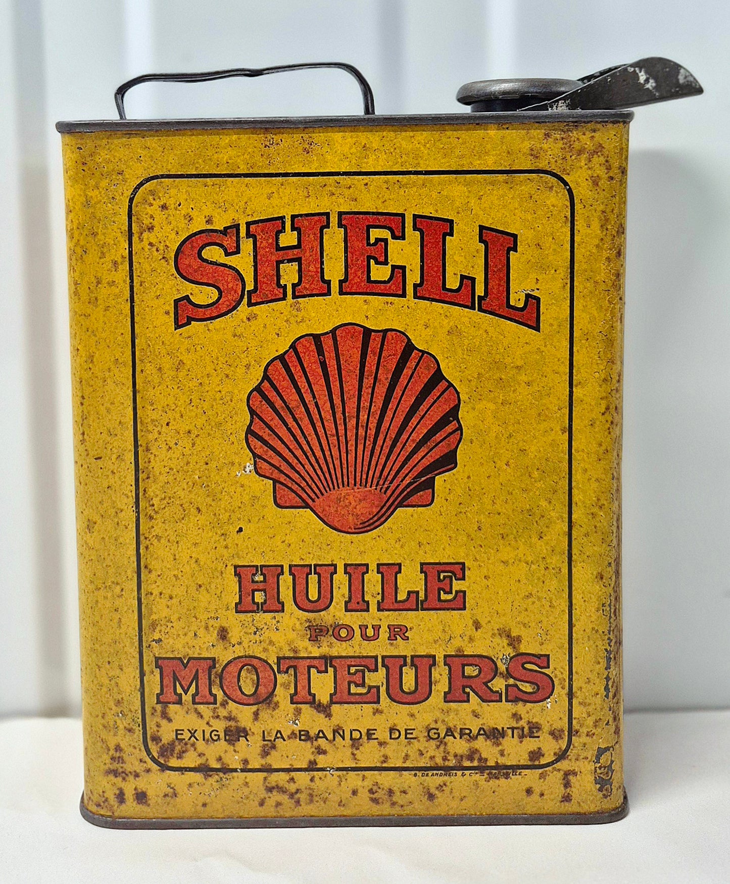 Bidon d'huile SHELL