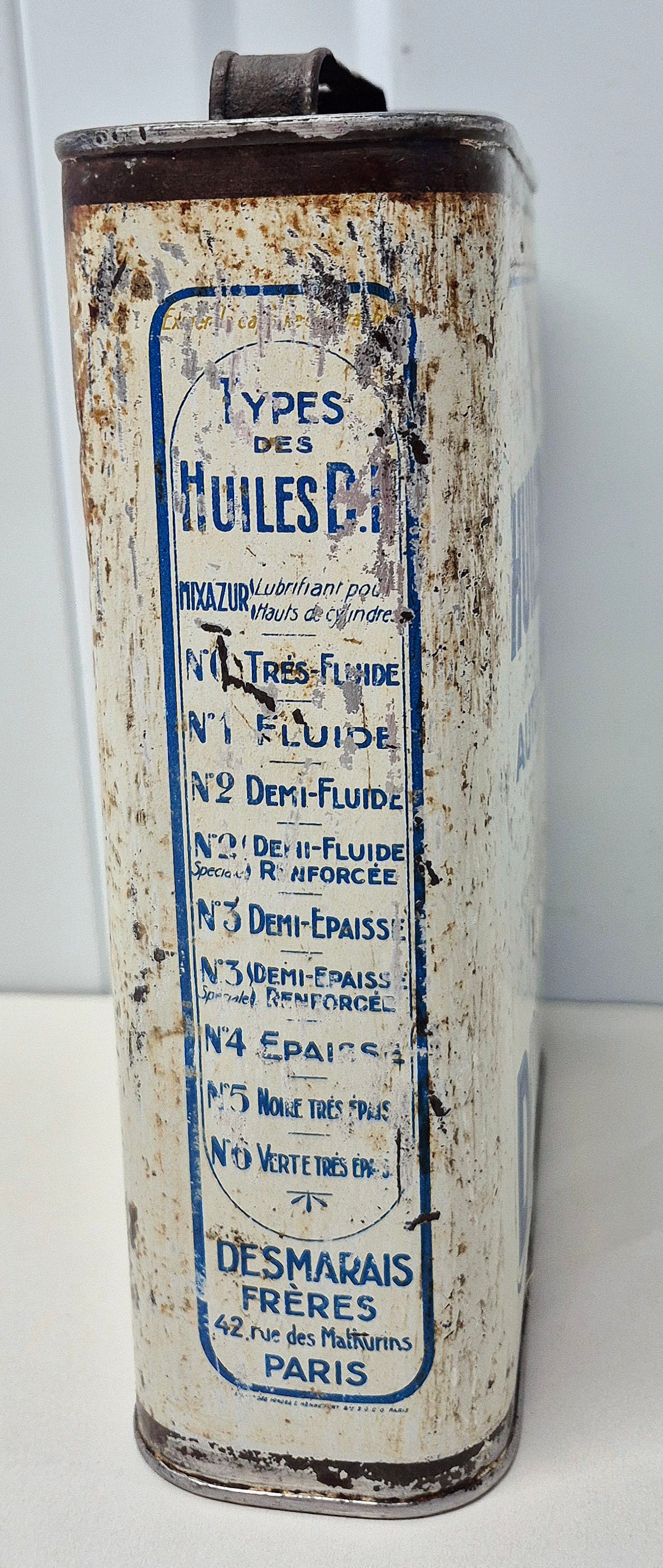 Bidon d'huile DESMARAIS FRÈRES