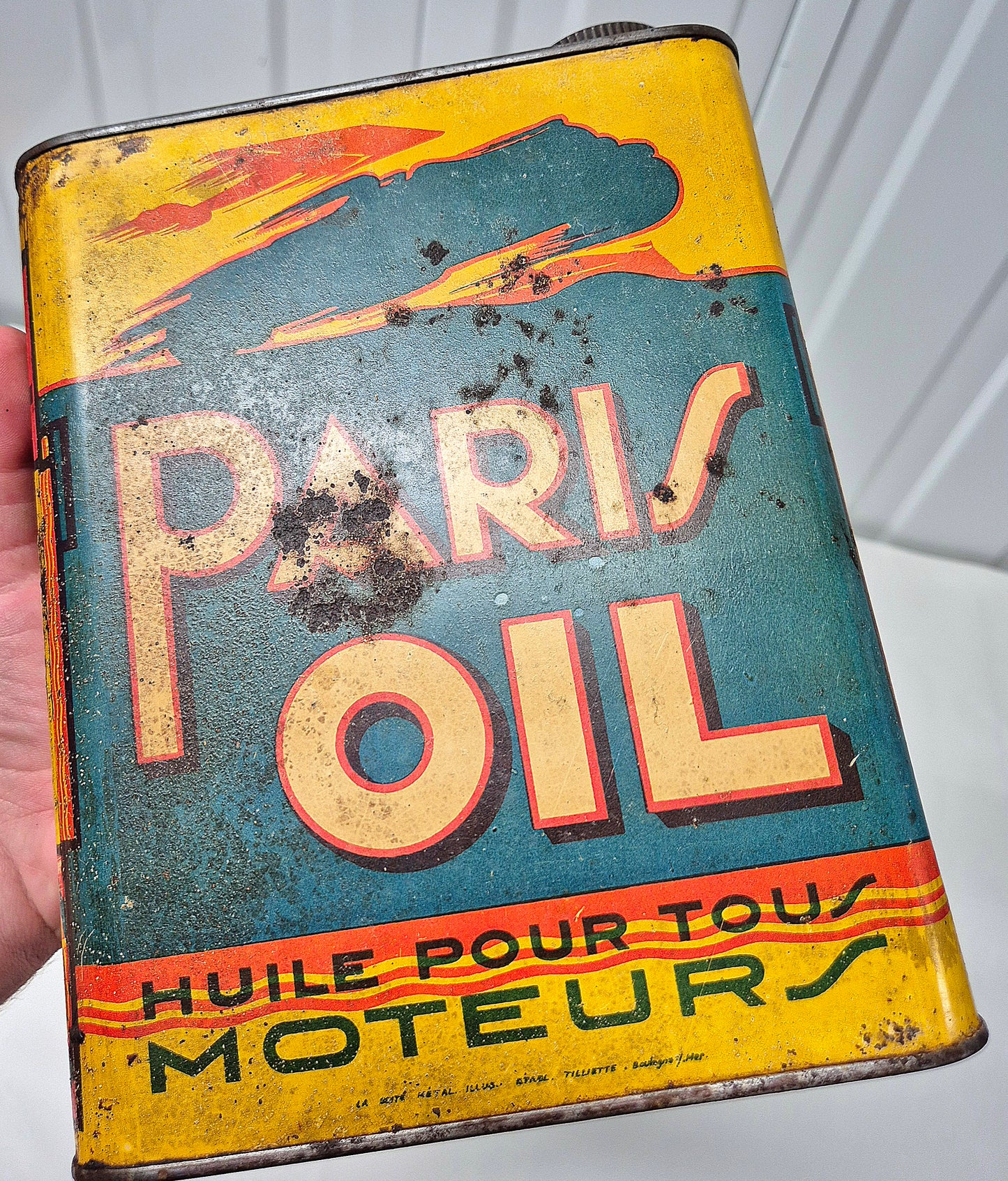 Bidon d'huile PARIS OIL