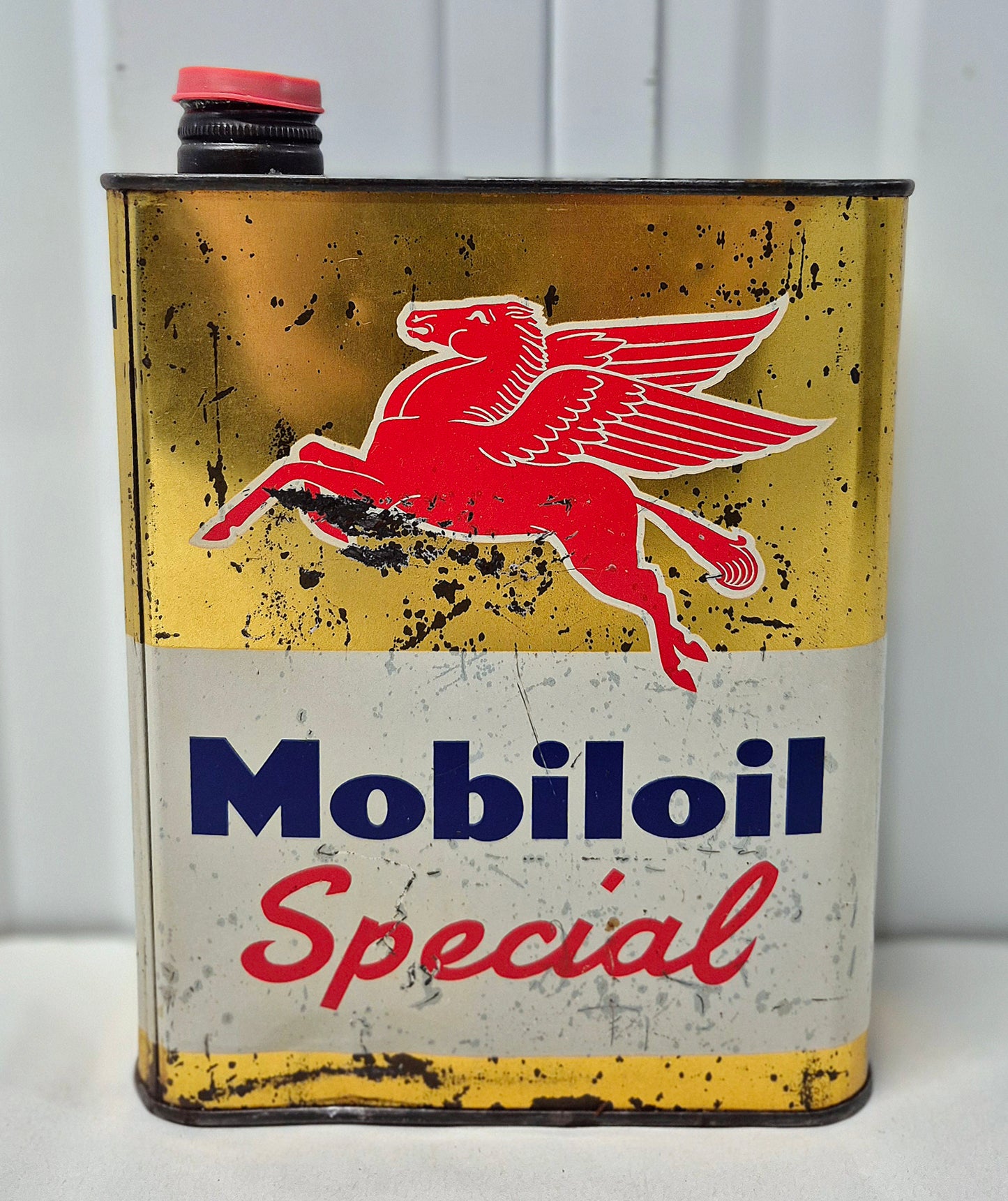 Bidon d'huile MOBILOIL