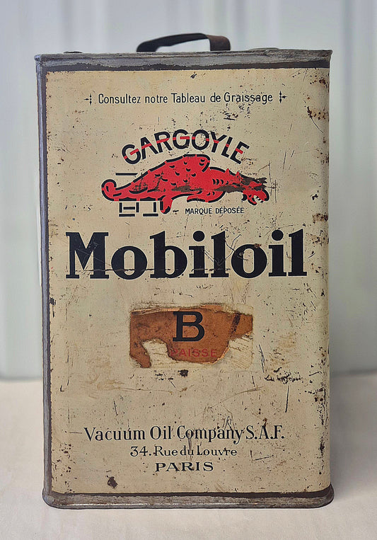 Bidon d'huile MOBILOIL