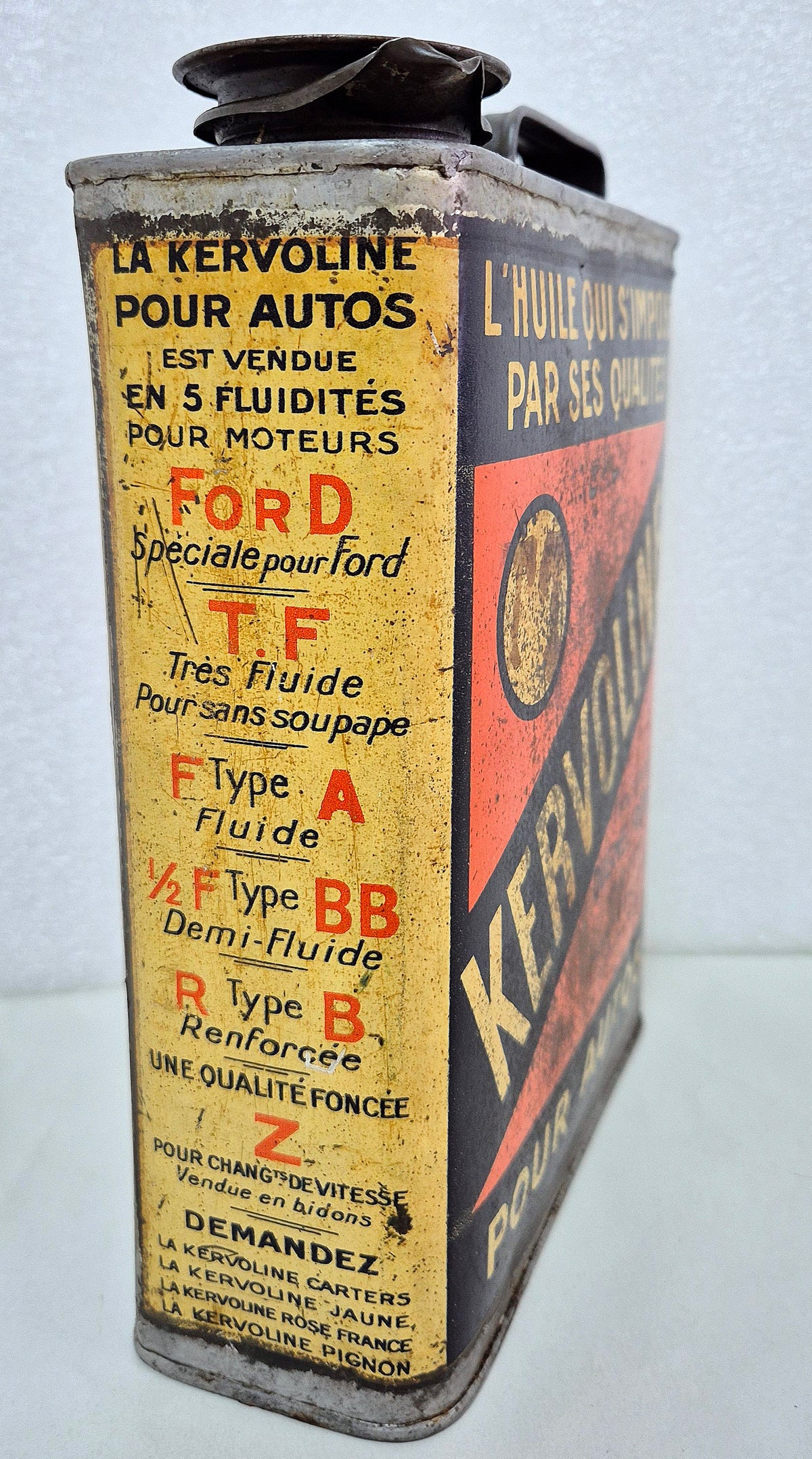 Bidon d'huile KERVOLINE