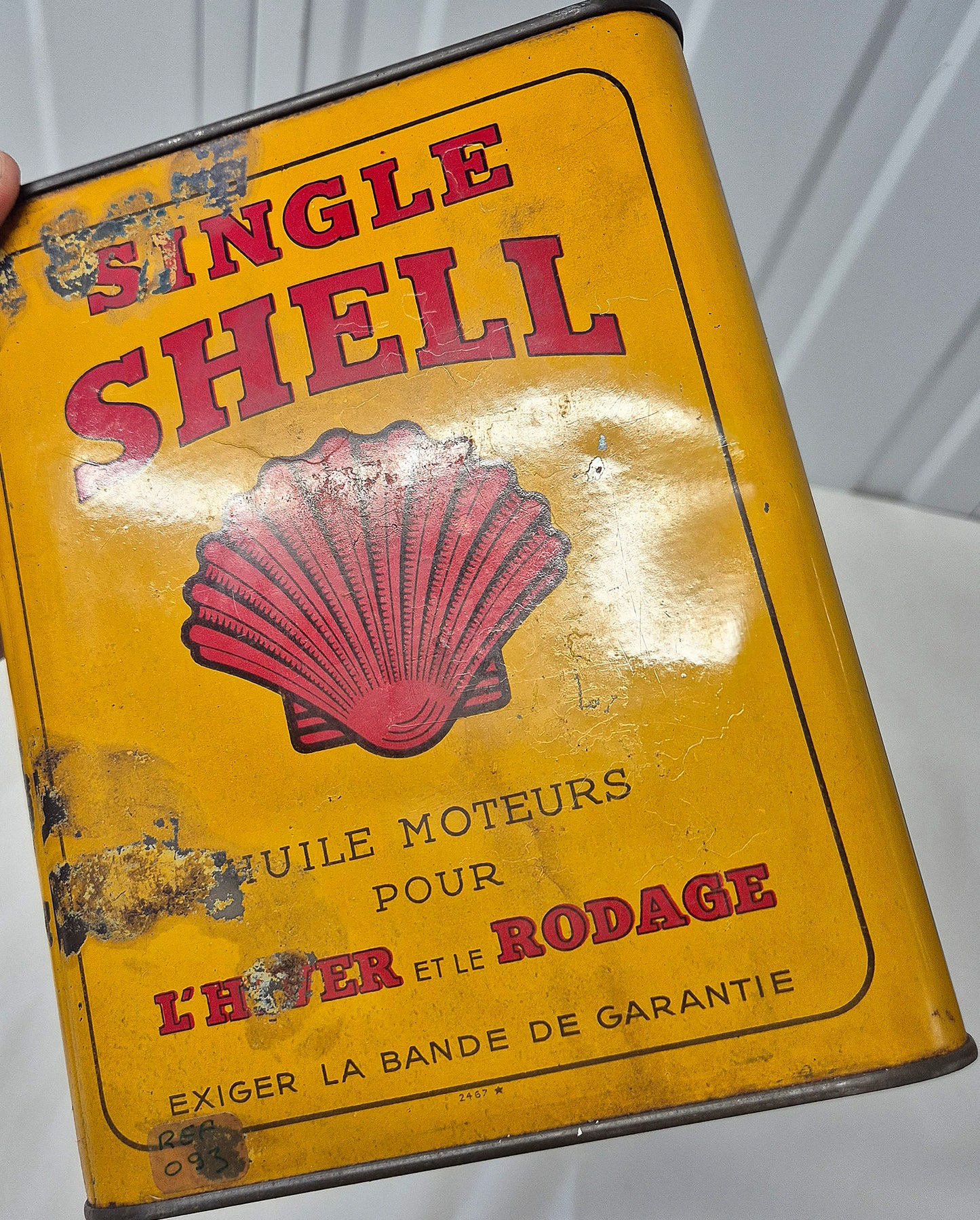 Bidon d'huile SHELL Single