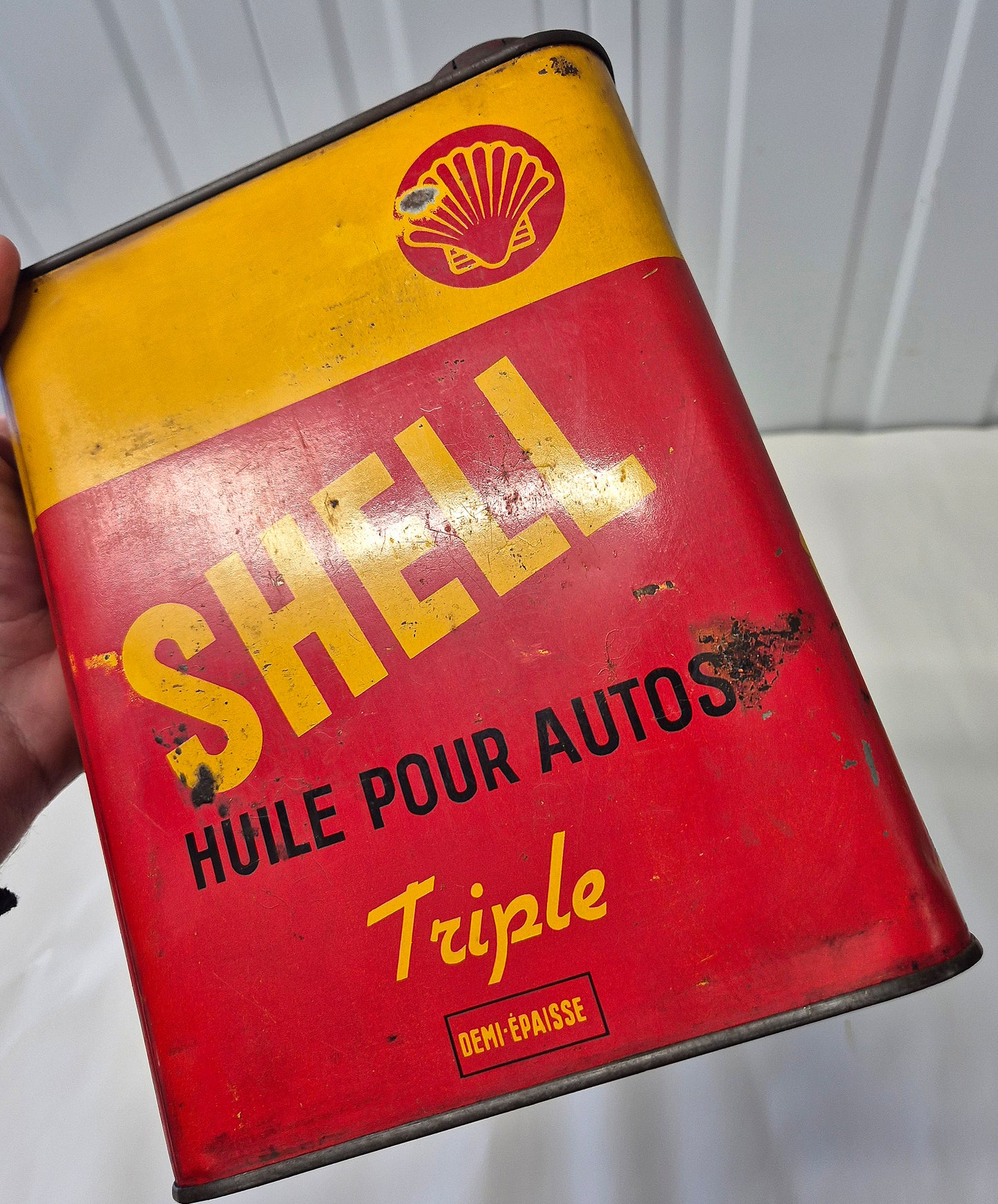 Bidon d'huile SHELL Triple