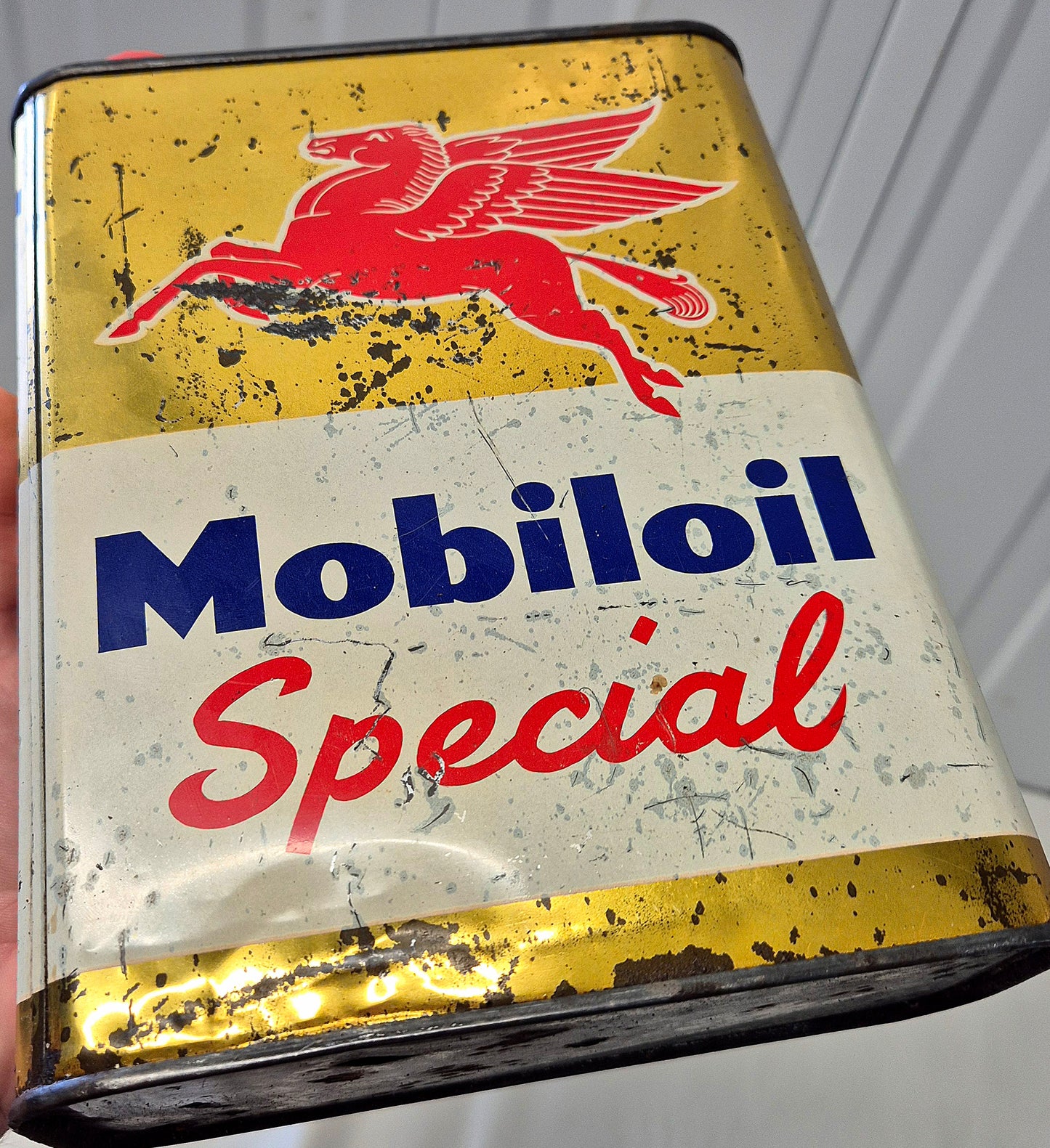 Bidon d'huile MOBILOIL