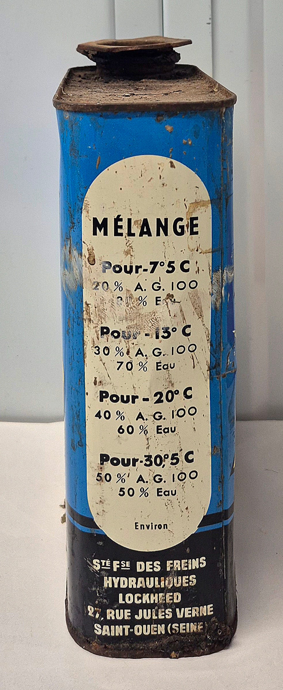 Bidon antigel AG 100