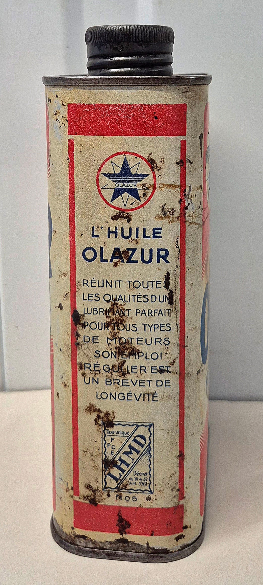 Bidon d'huile OLAZUR