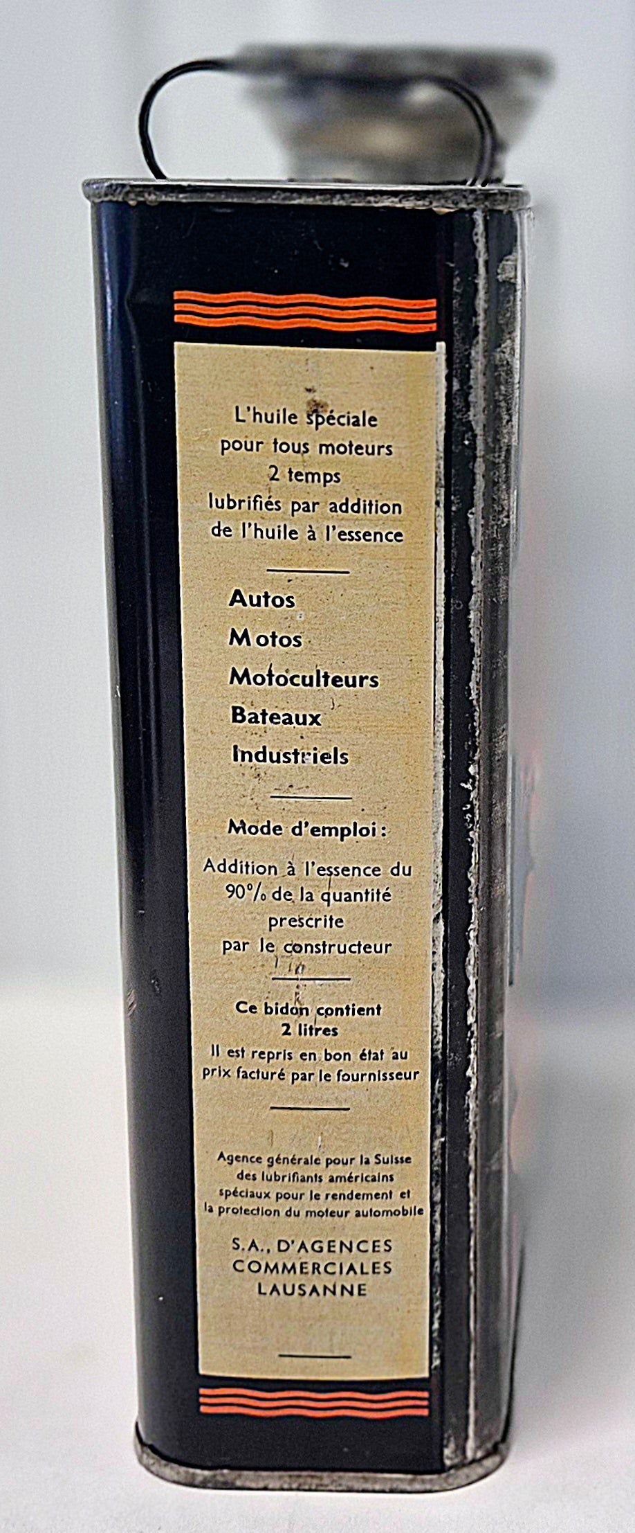 Bidon d'huile MONITOR