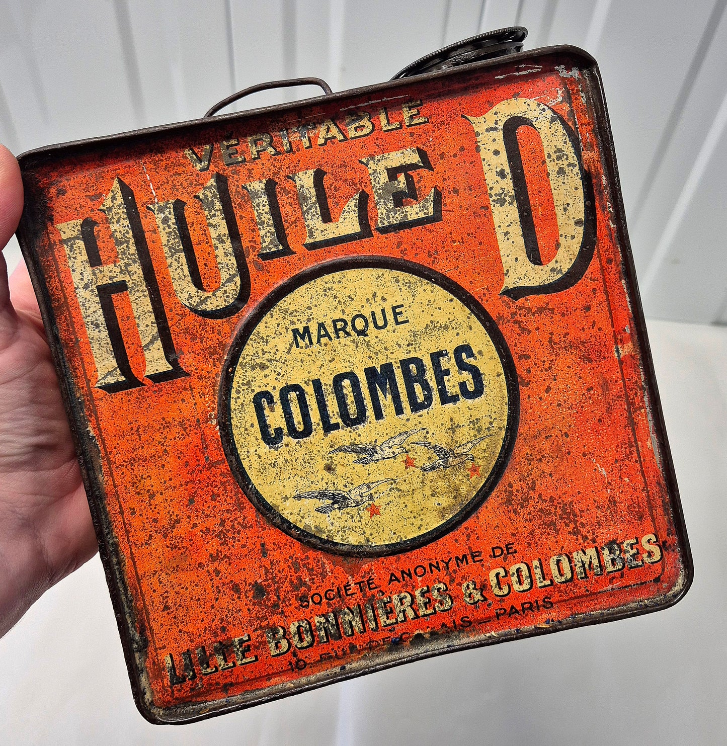 Bidon d'huile COLOMBES "Huile D"