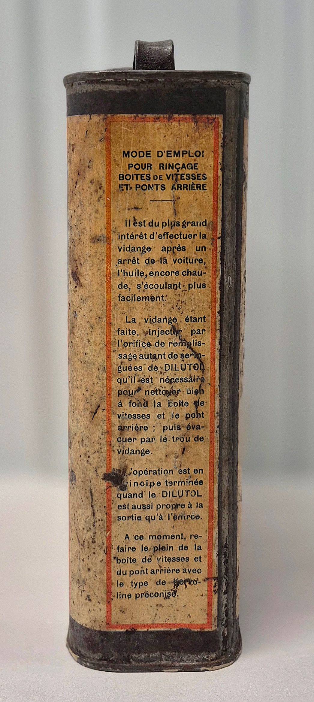 Bidon d'huile DILUTOL