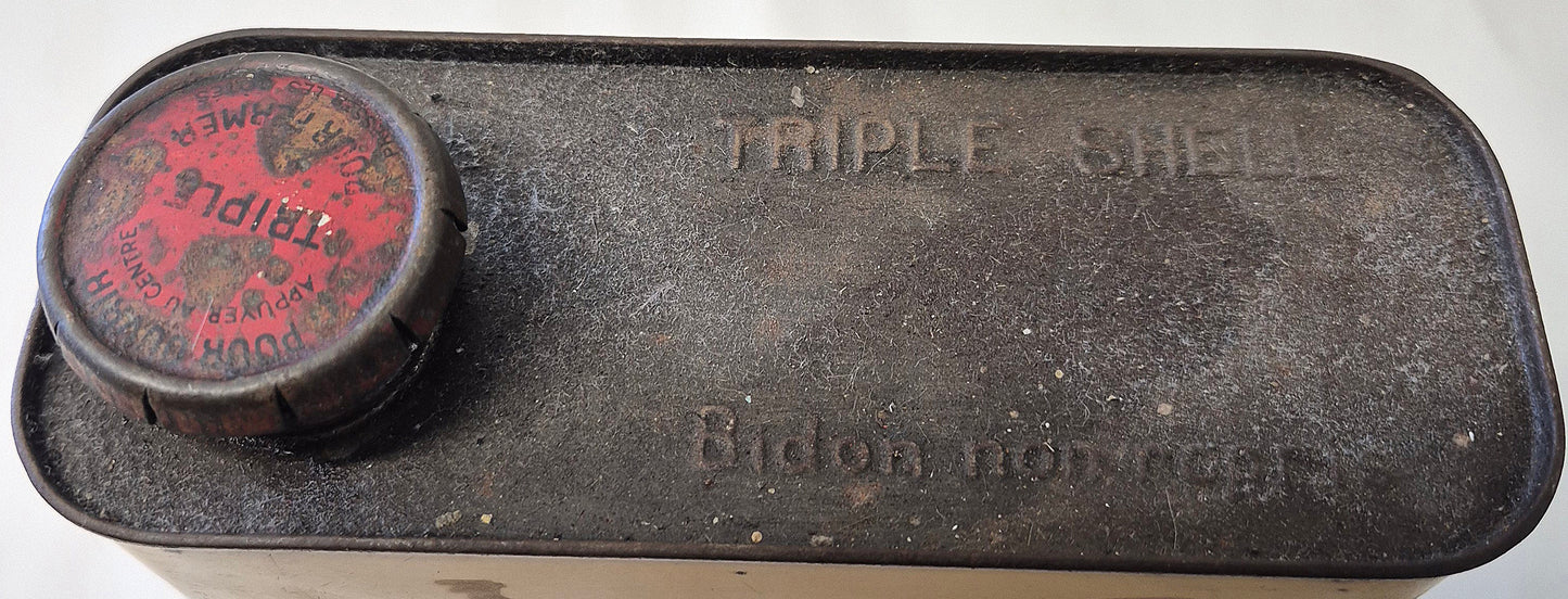 Bidon d'huile SHELL Triple