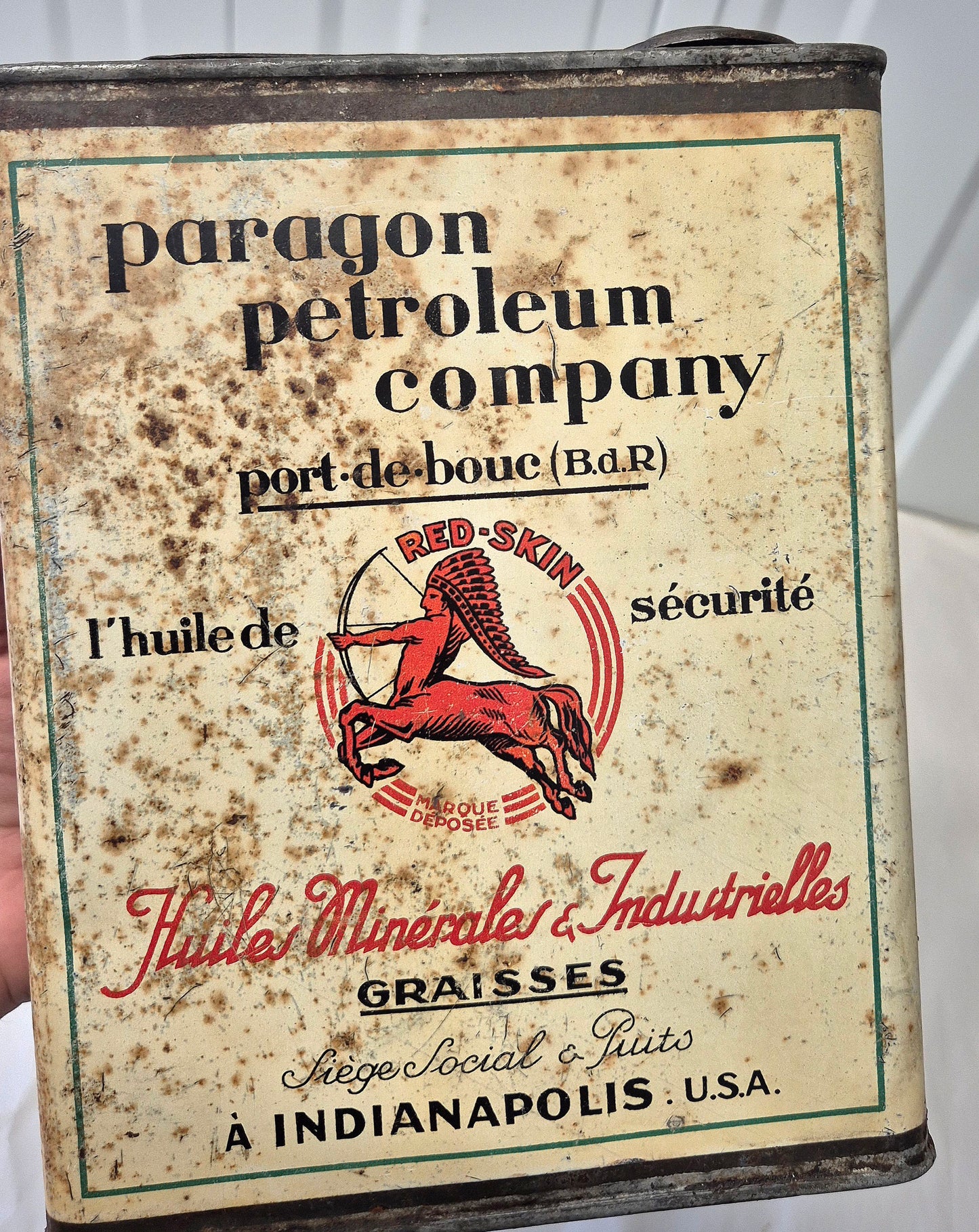 Bidon d'huile PARAGON