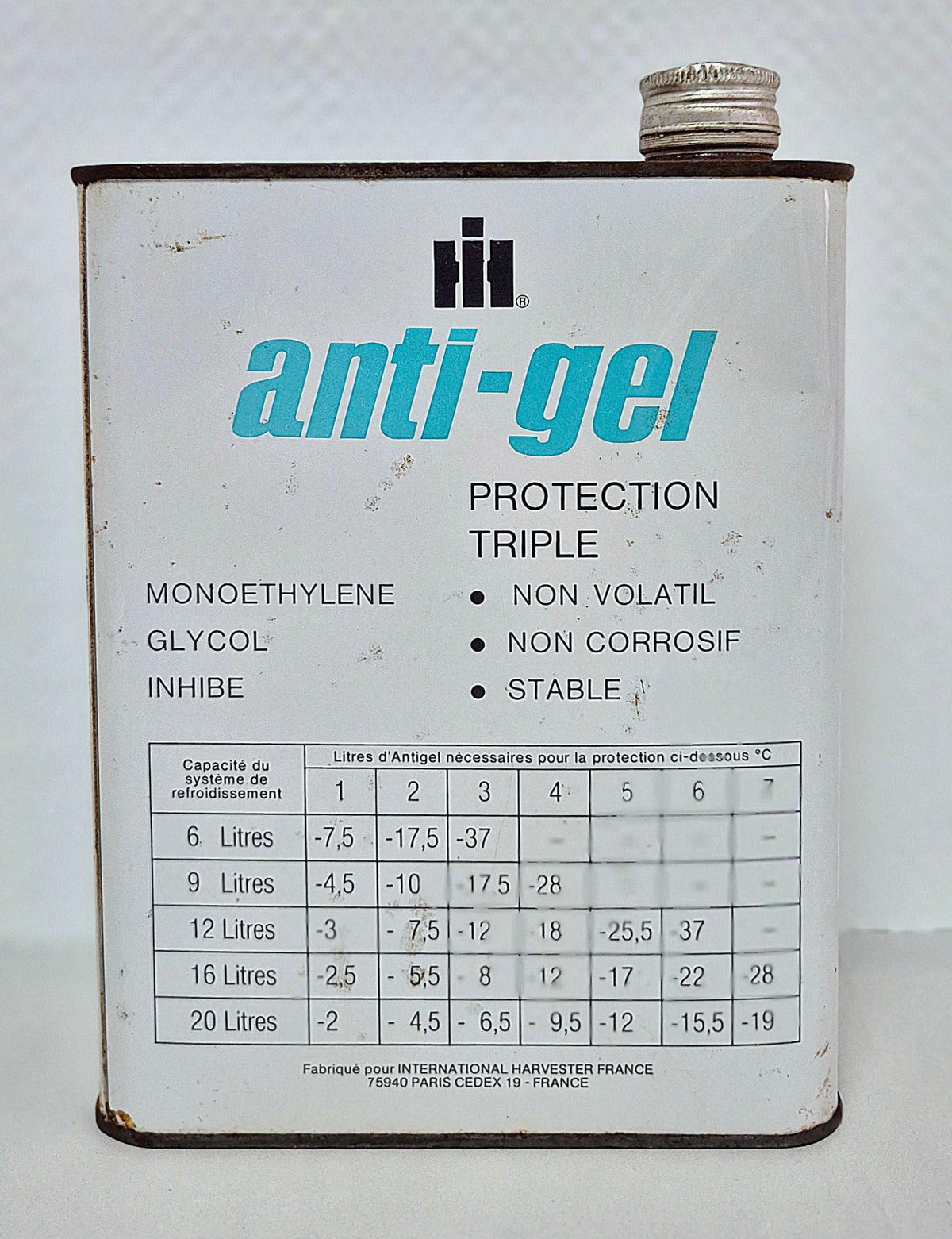 Bidon antigel INTERNATIONAL