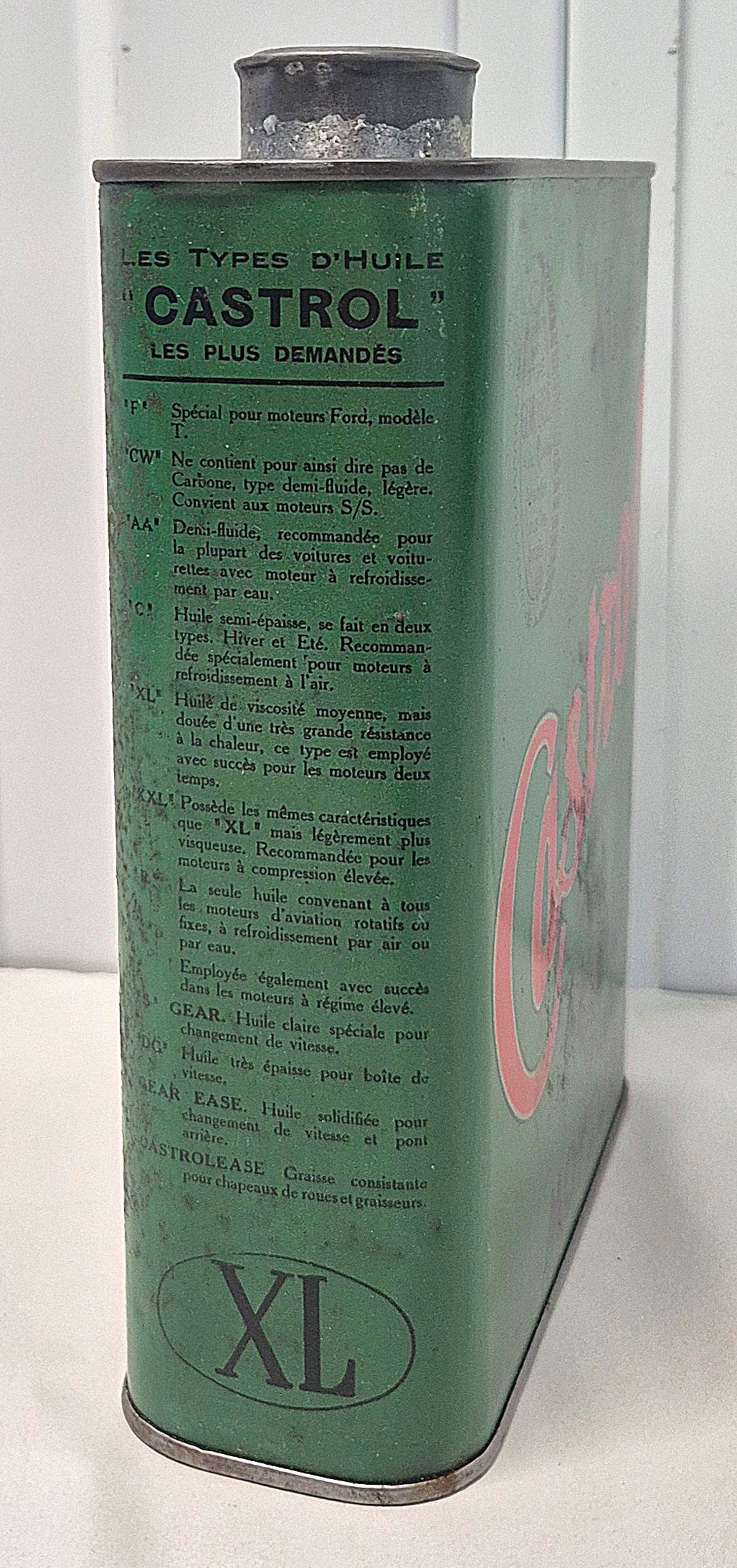 Bidon d'huile CASTROL