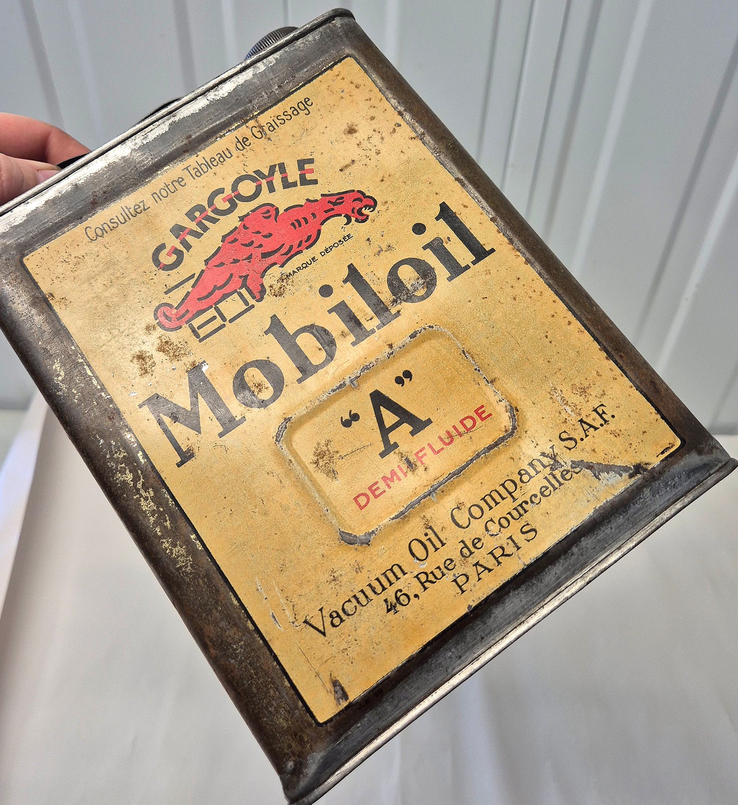 Bidon d'huile MOBILOIL A