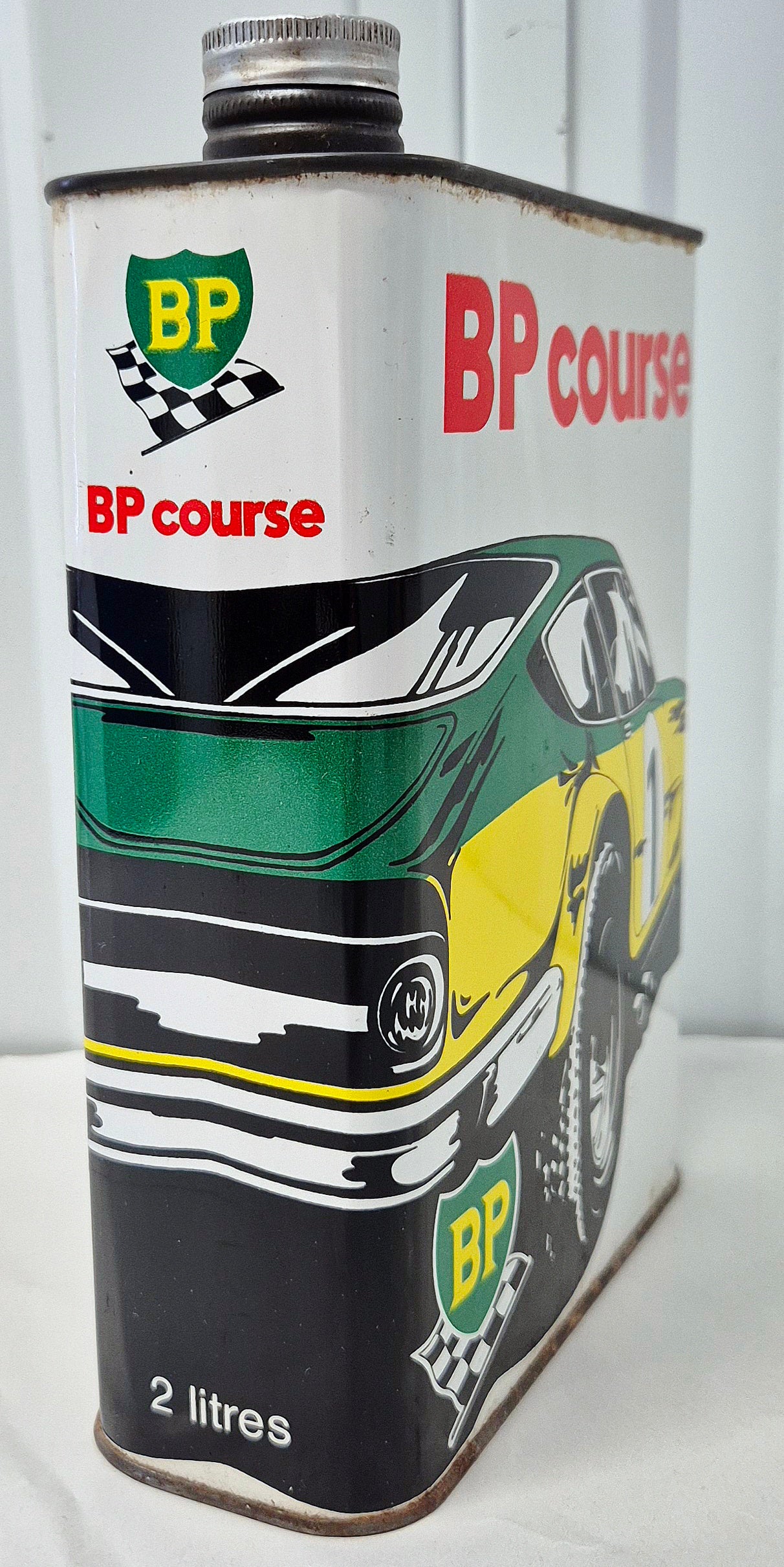 Bidon d'huile BP Course