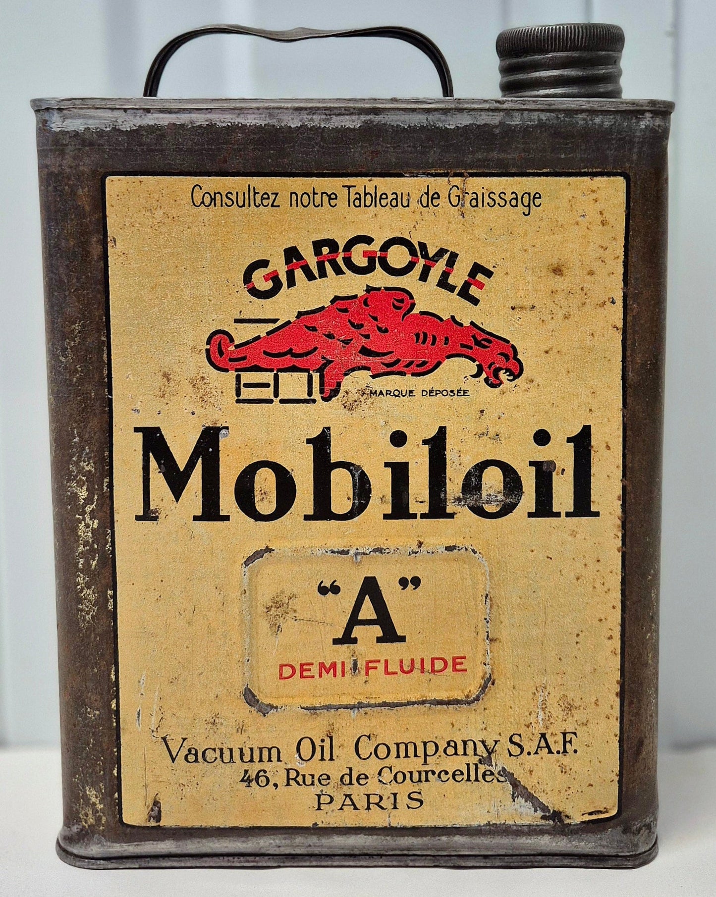 Bidon d'huile MOBILOIL A