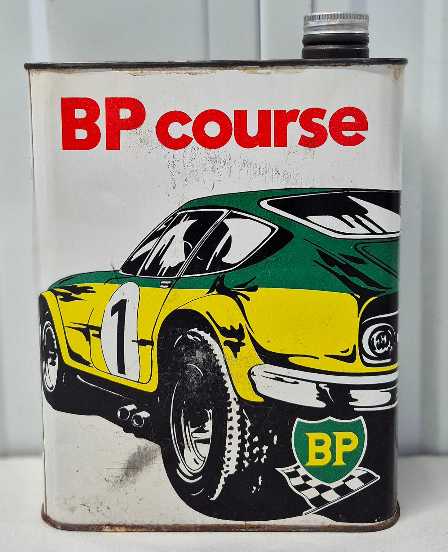 Bidon d'huile BP Course