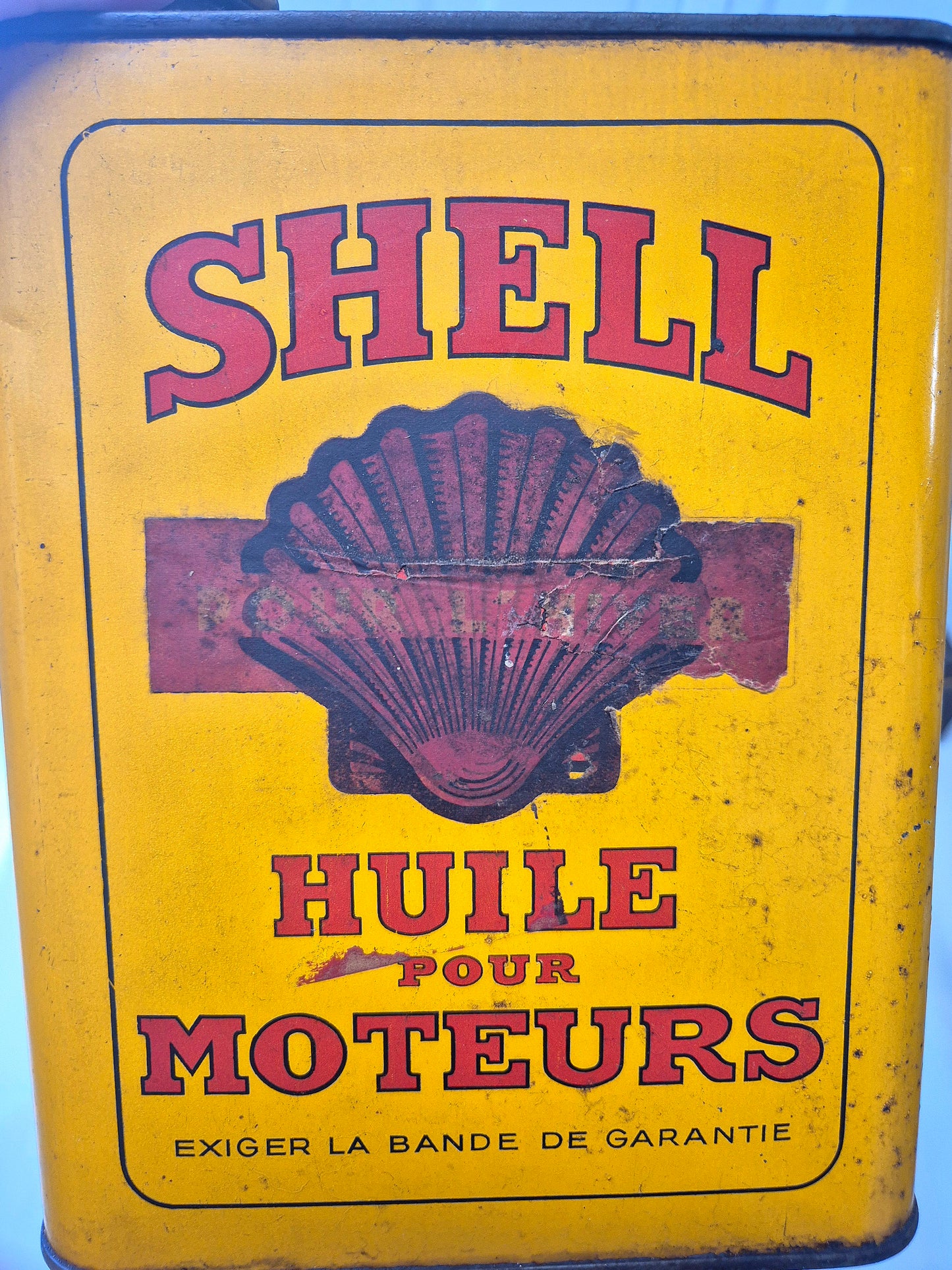 Bidon d'huile SHELL