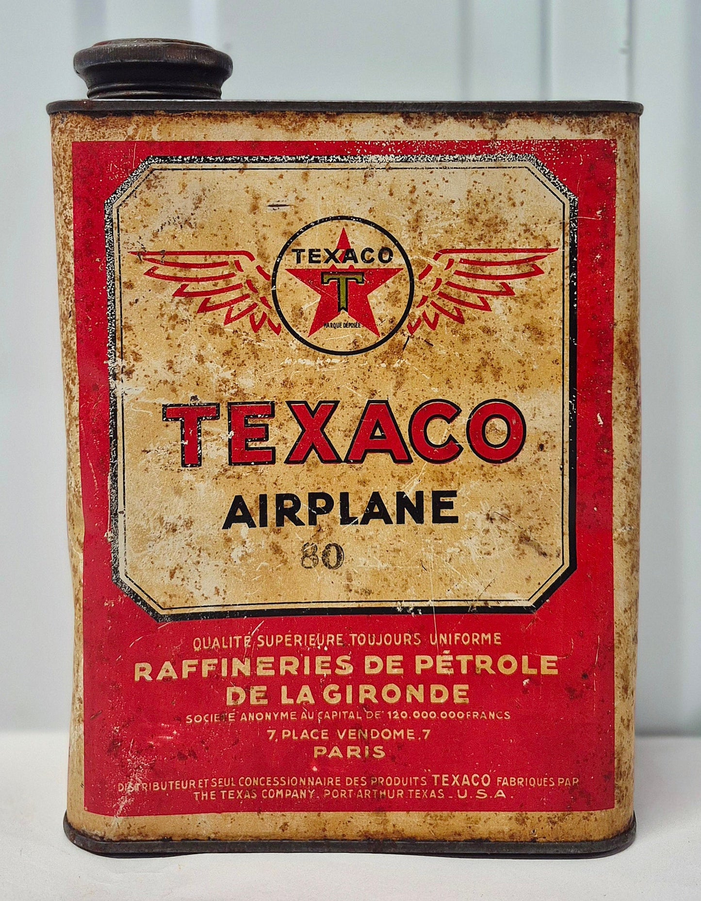 Bidon d'huile TEXACO Airplane