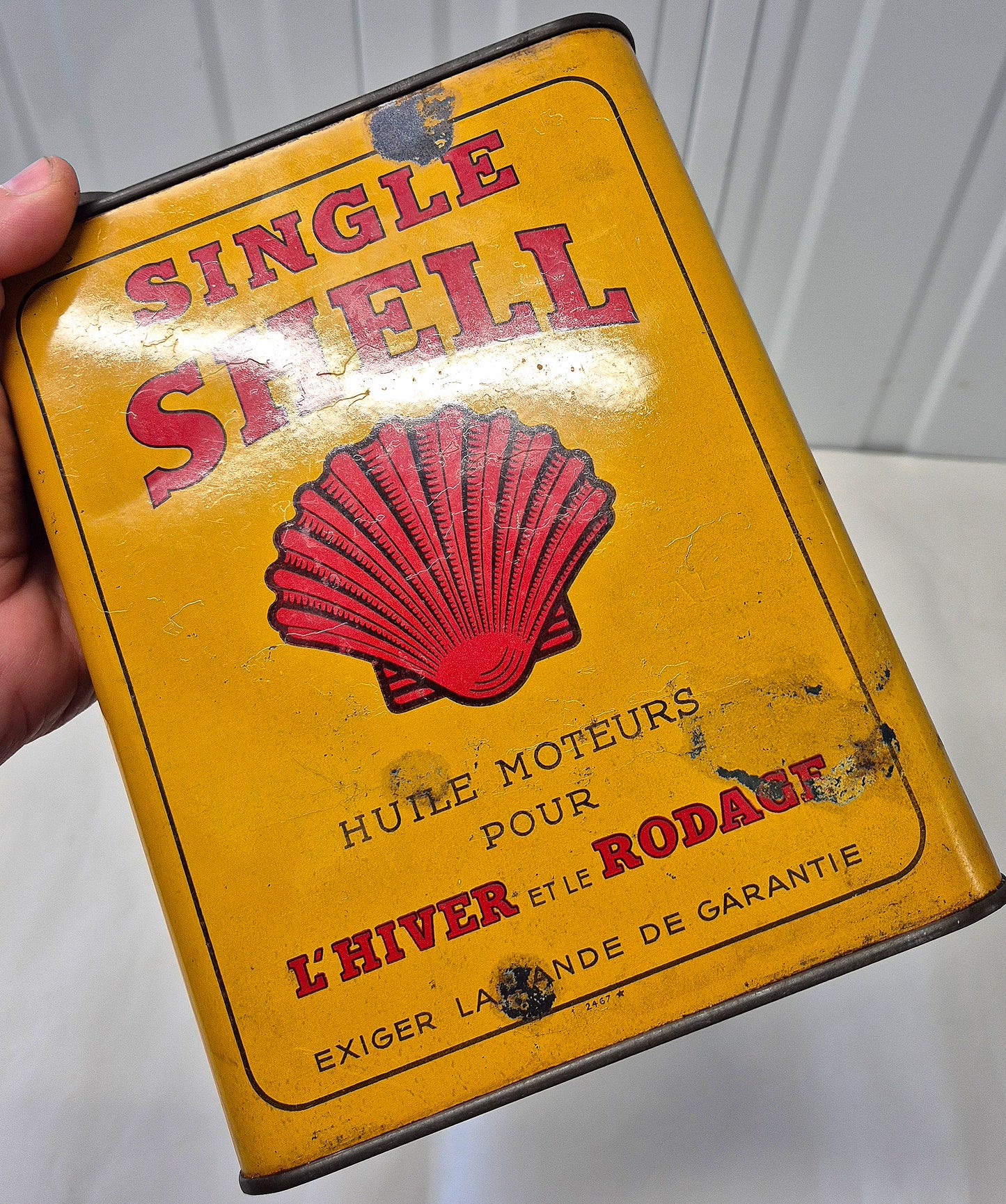 Bidon d'huile SHELL Single