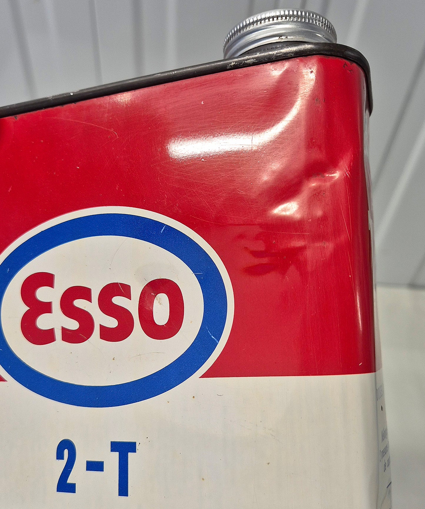 Bidon d'huile ESSO 2 Temps