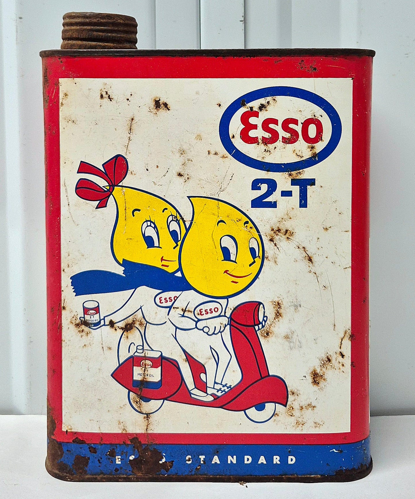 Bidon d'huile ESSO