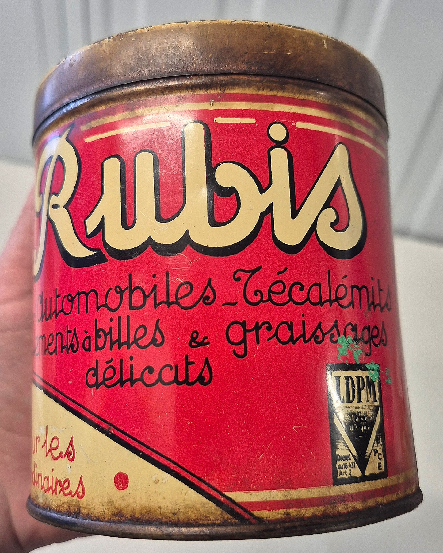Pot de graisse RUBIS