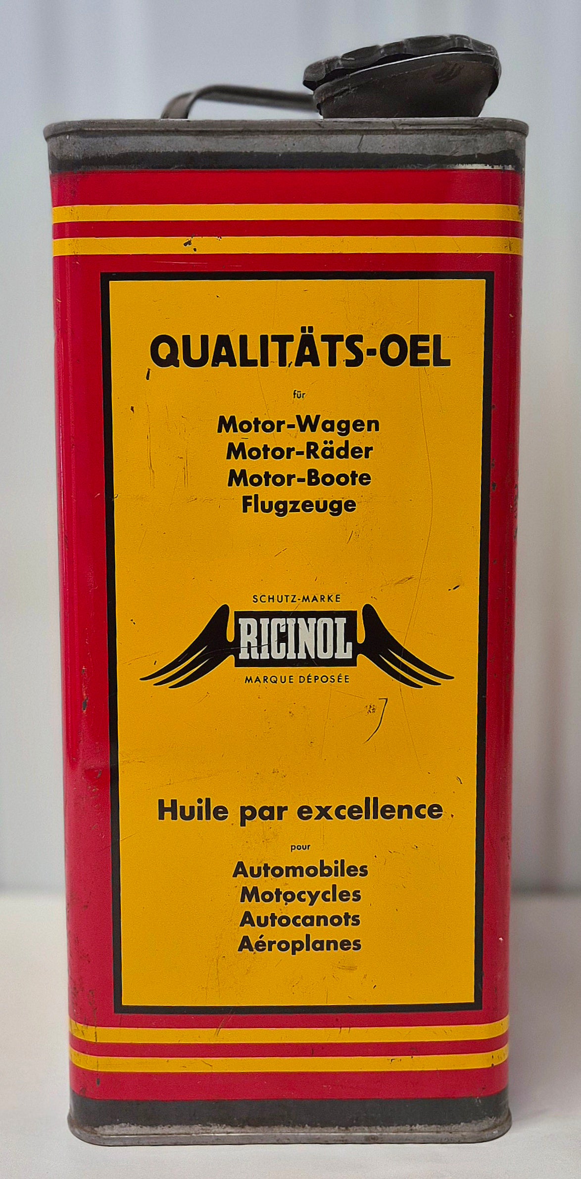 Bidon d'huile RICINOL