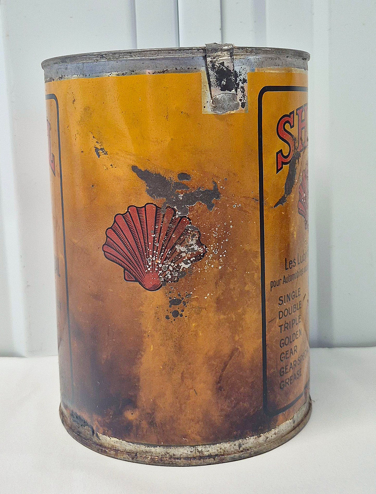 Pot de graisse SHELL