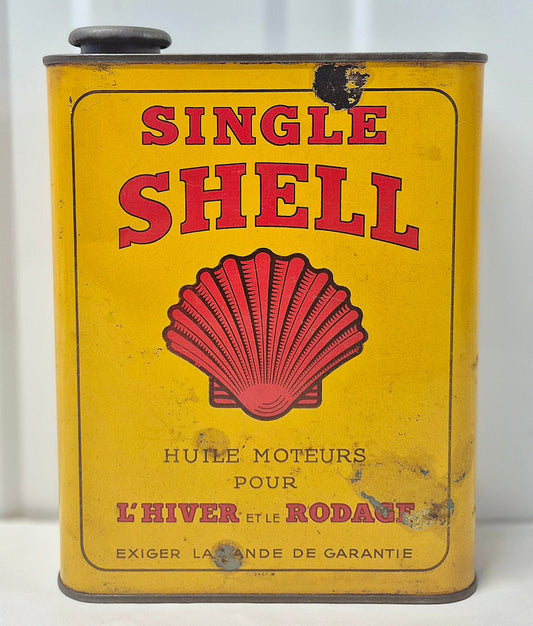 Bidon d'huile SHELL Single