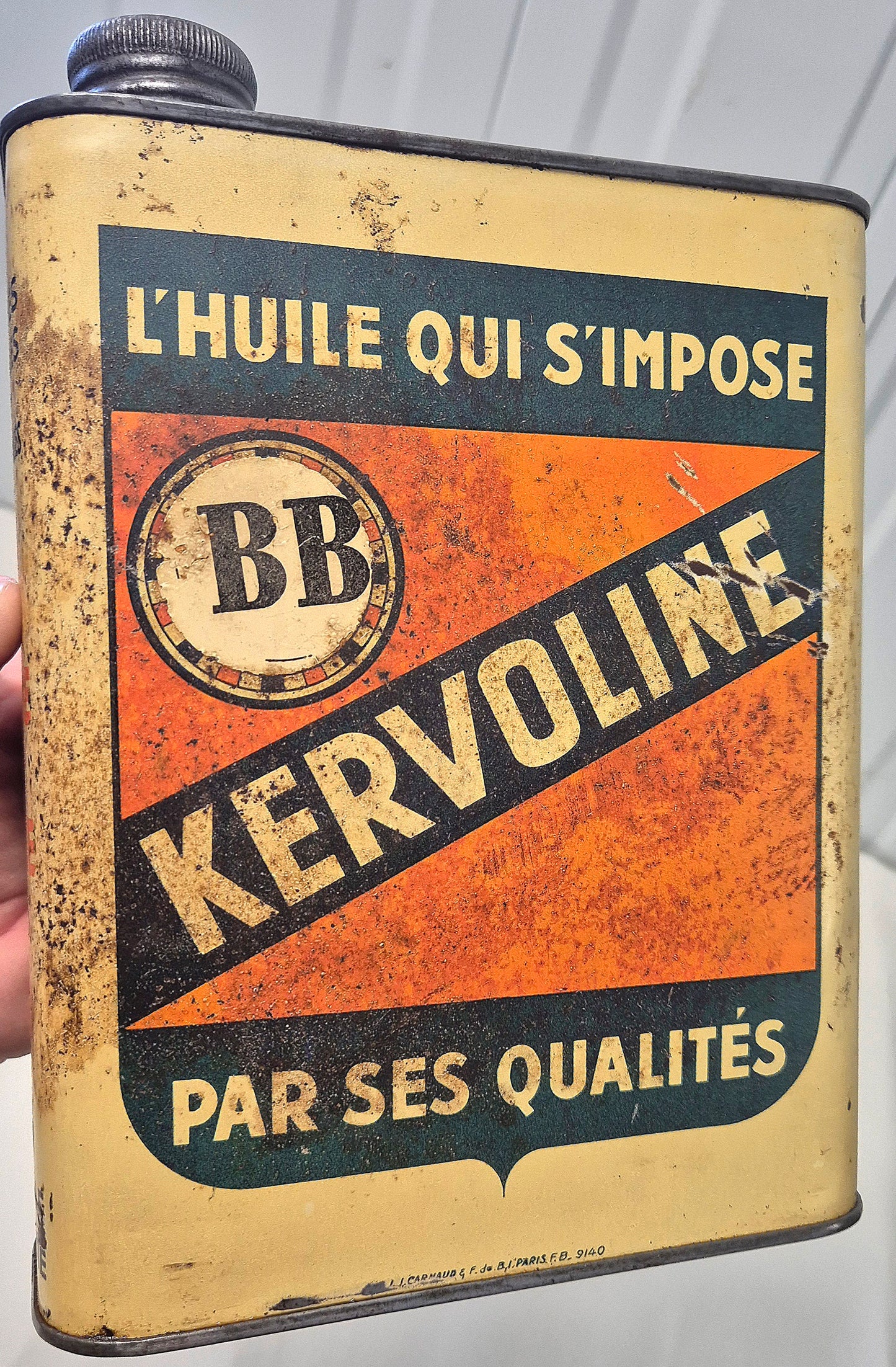 Bidon d'huile KERVOLINE
