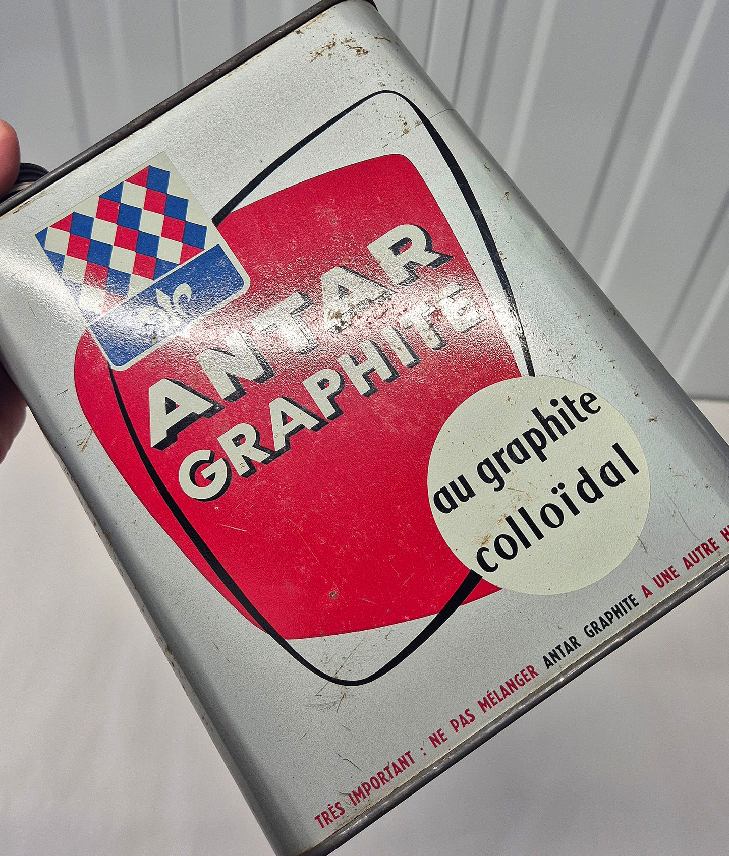 Bidon d'huile ANTAR GRAPHITE