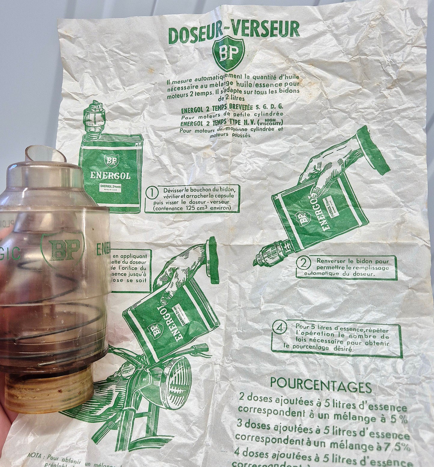 Doseur verseur BP Energol 2 Temps