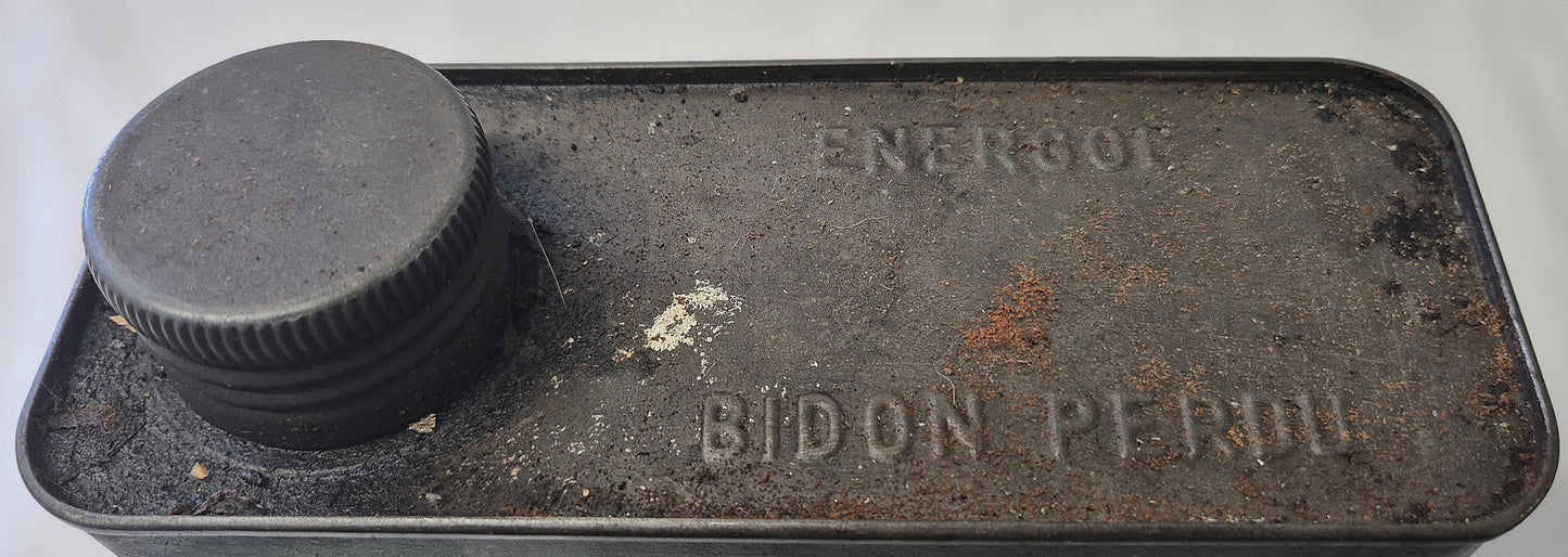 Bidon d'huile BP Energol vert