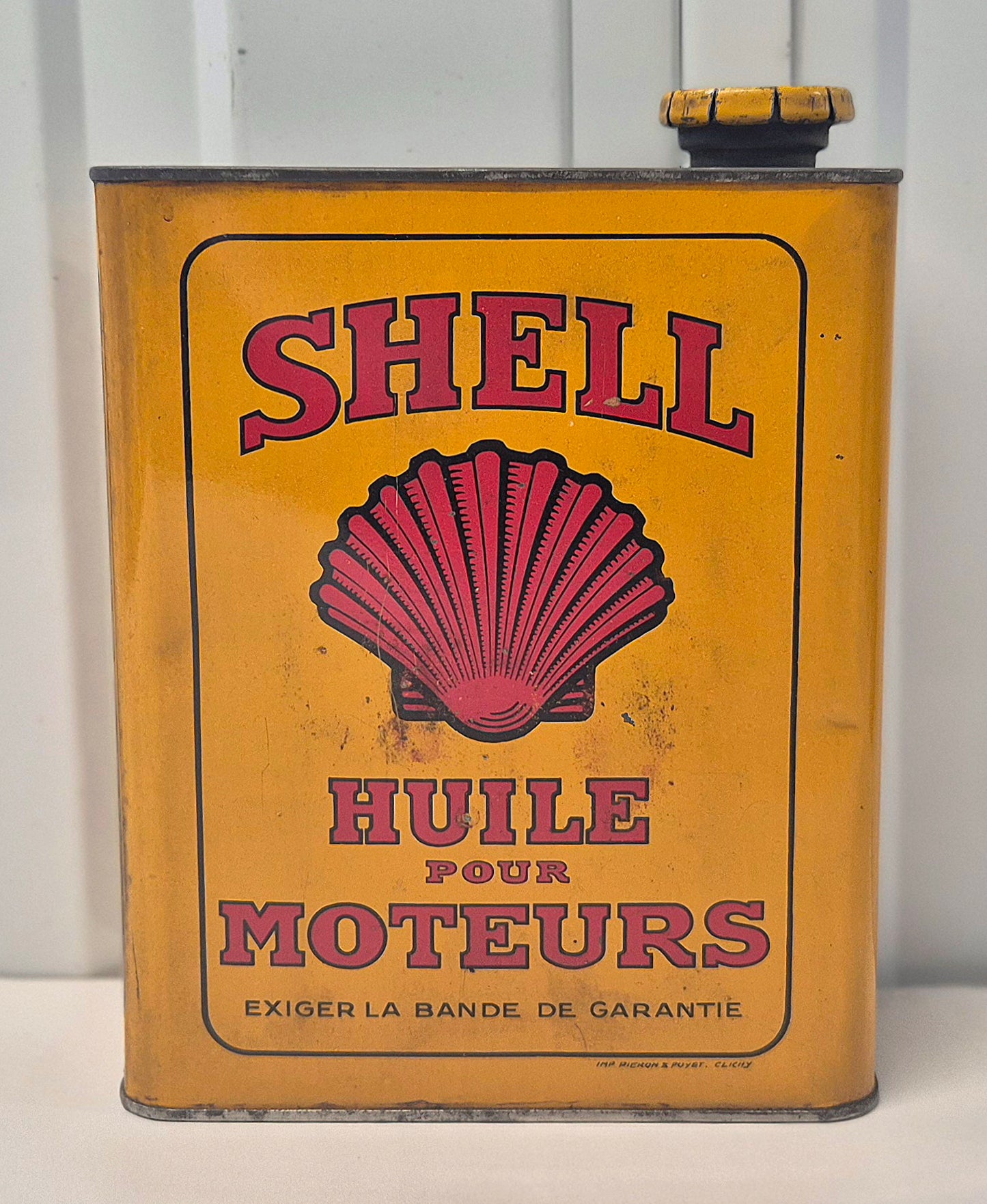 Bidon d'huile SHELL