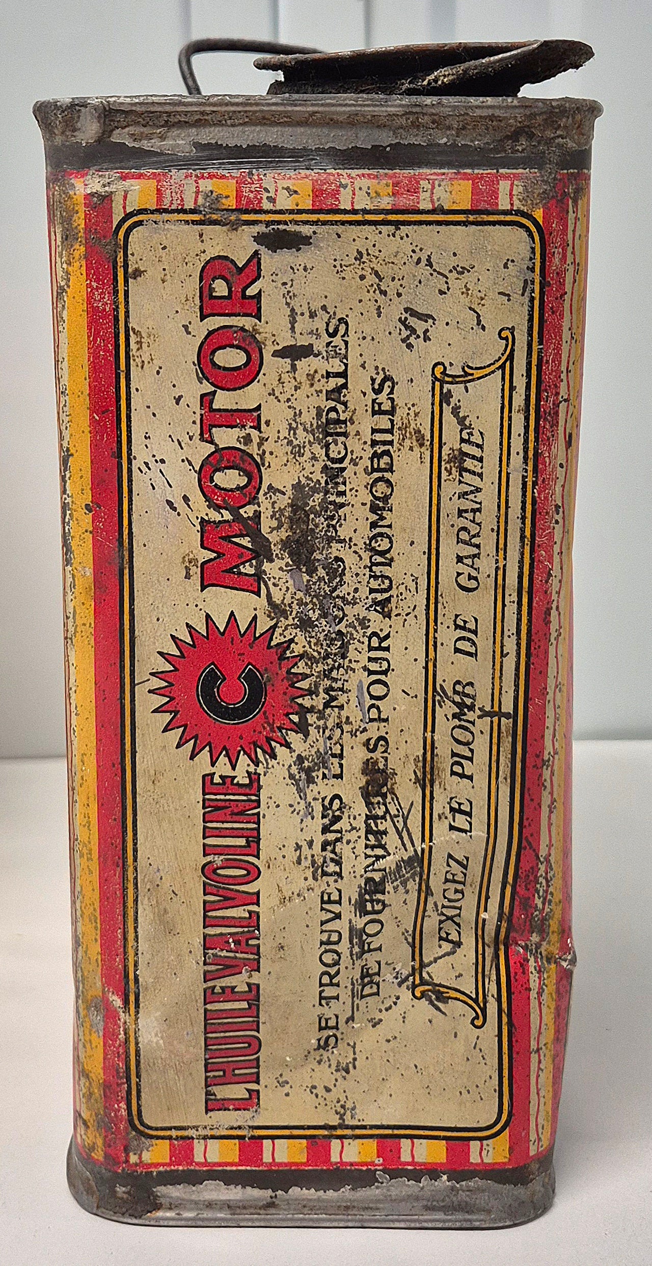 Bidon d'huile + pot de graisse VALVOLINE