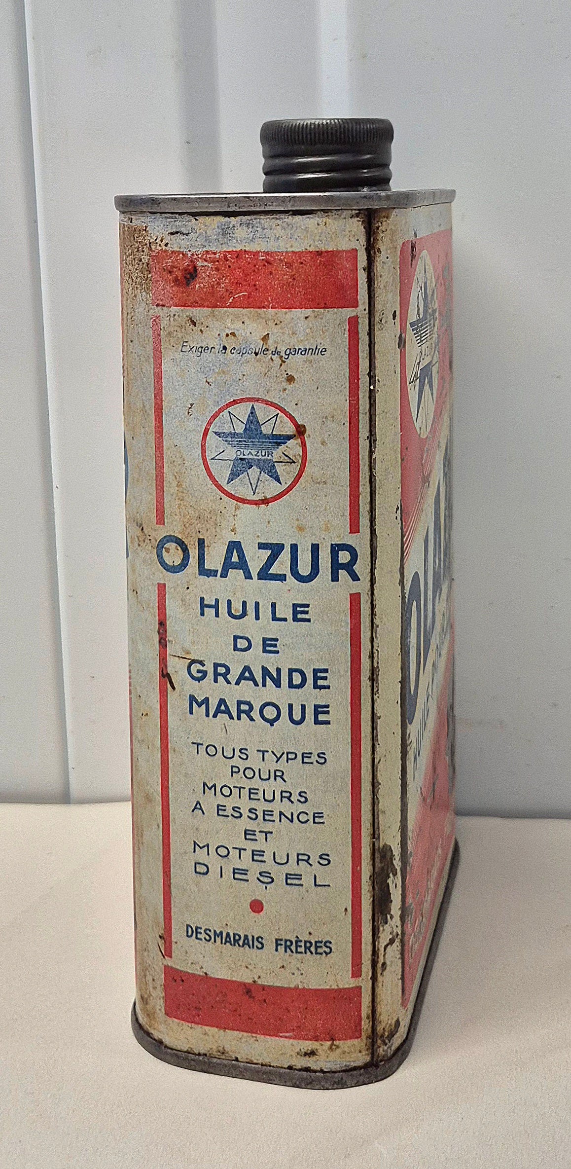 Bidon d'huile OLAZUR