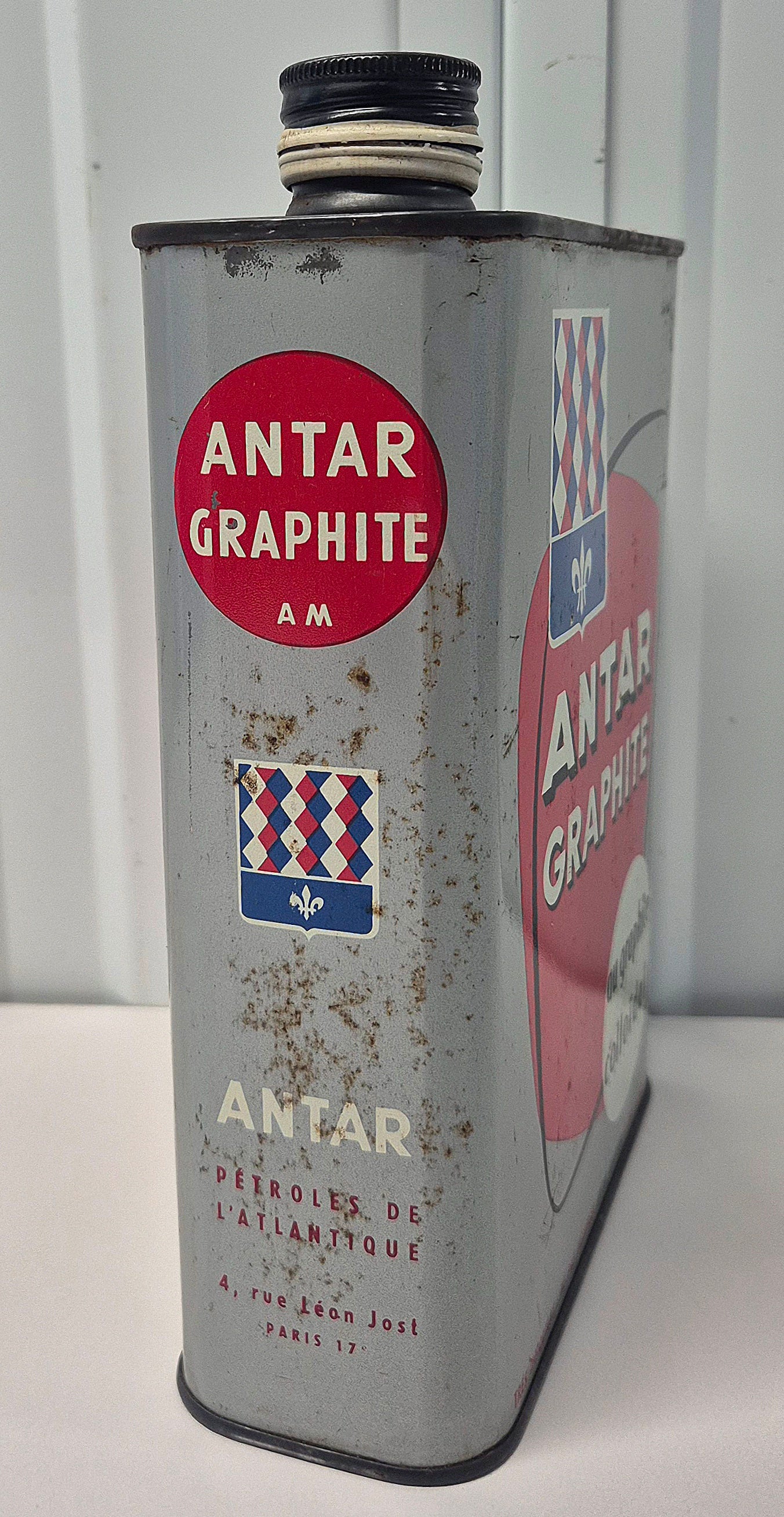 Bidon d'huile ANTAR GRAPHITE
