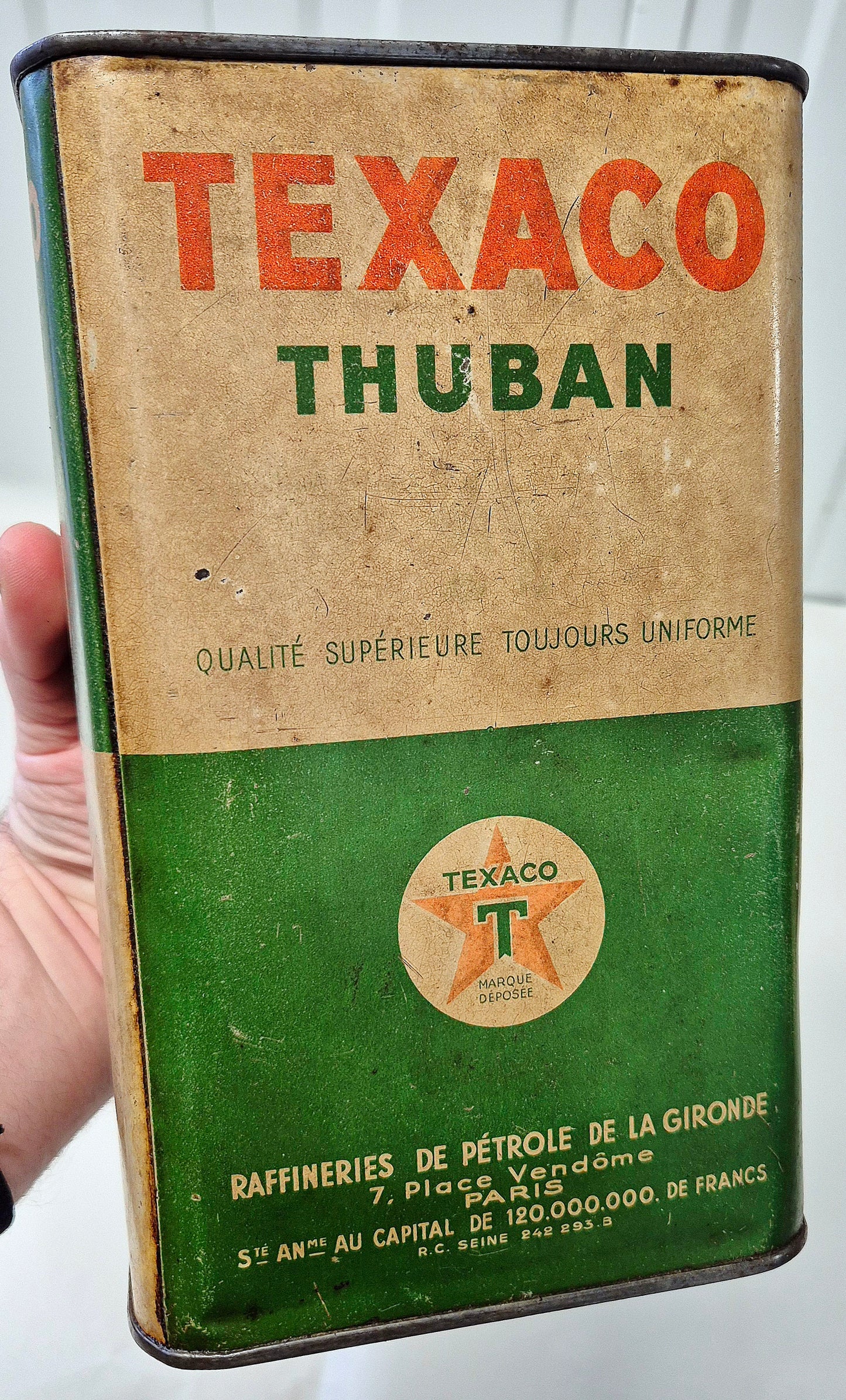 Bidon d'huile TEXACO