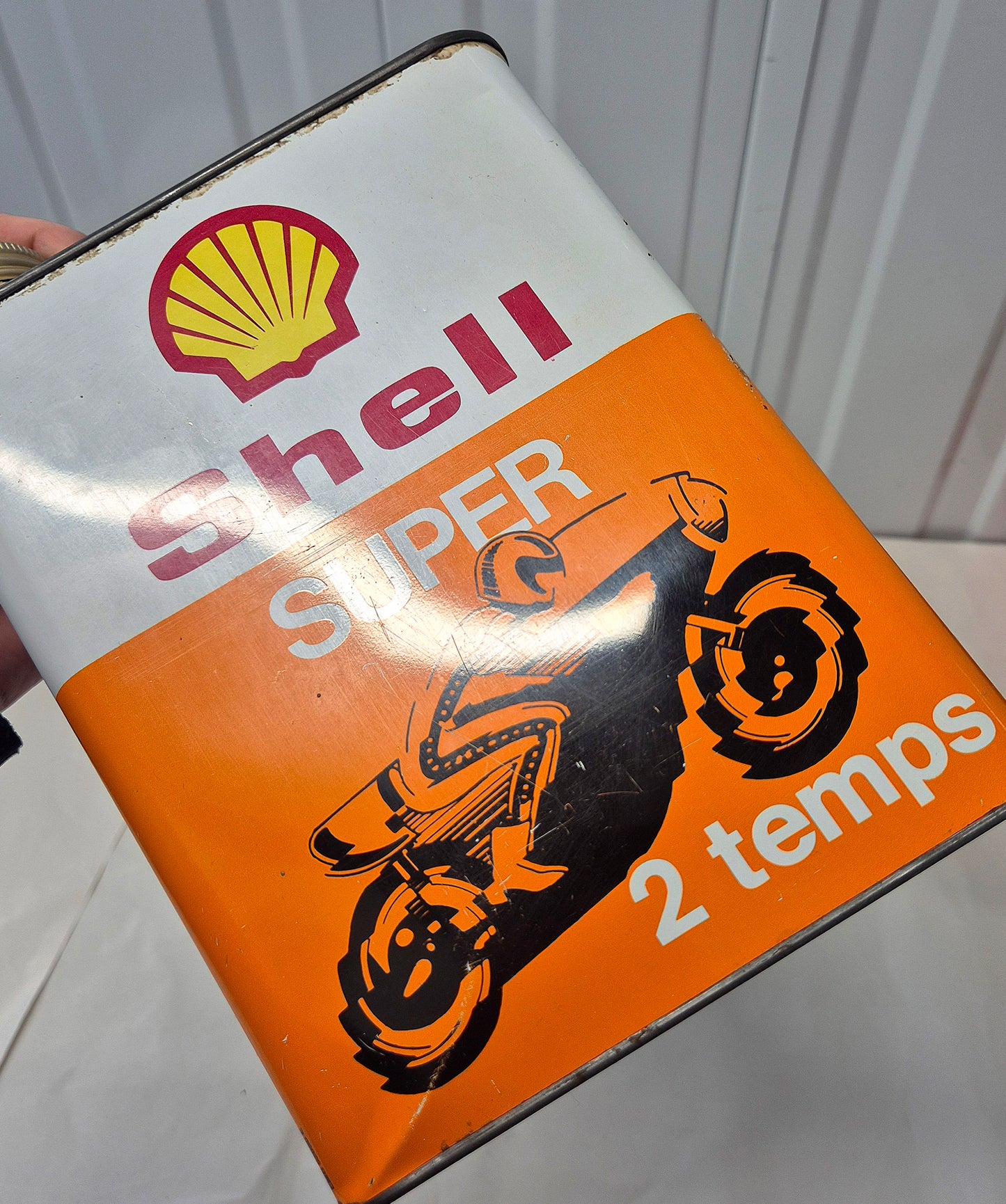Bidon d'huile SHELL 2 Temps
