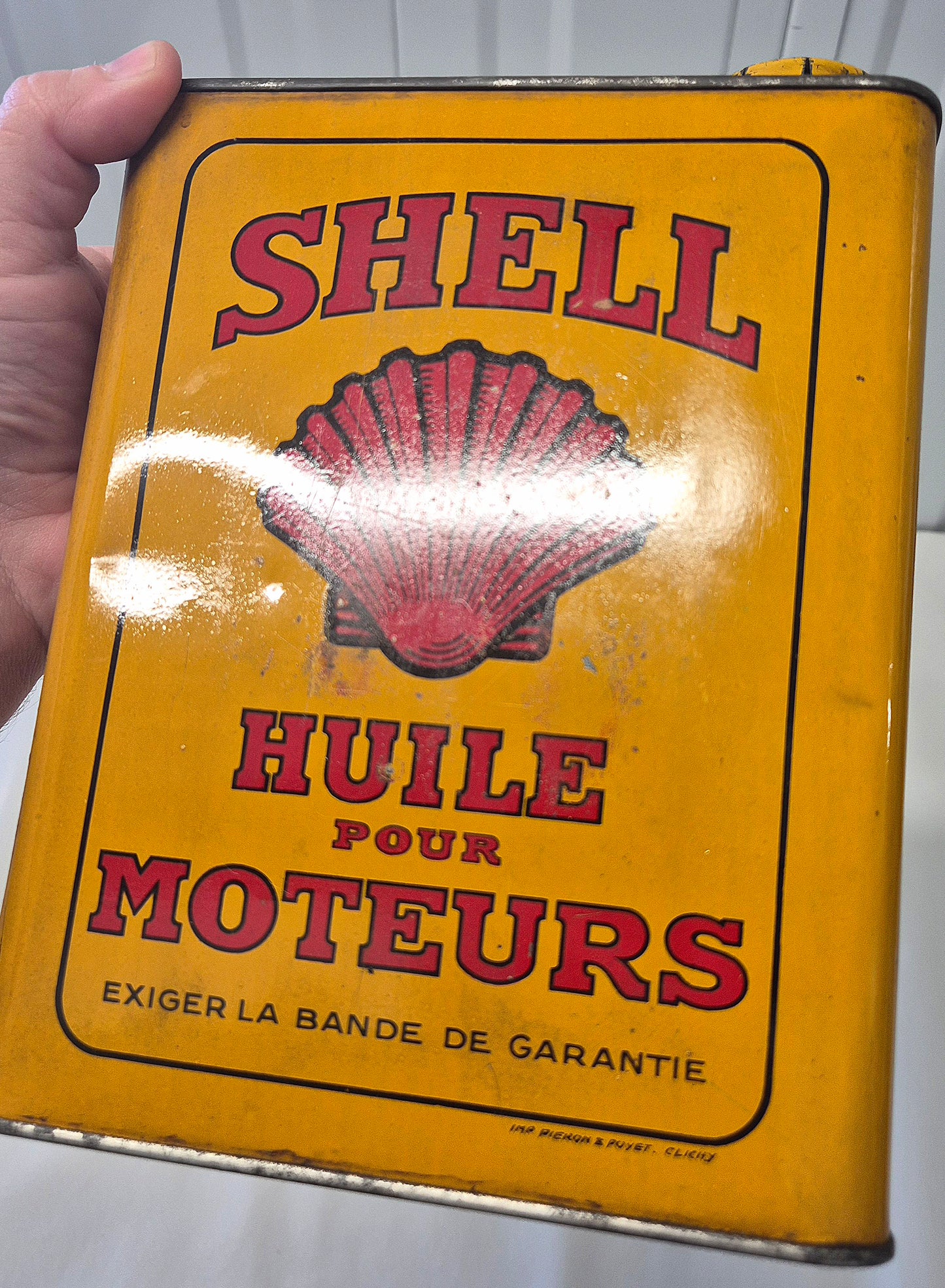 Bidon d'huile SHELL