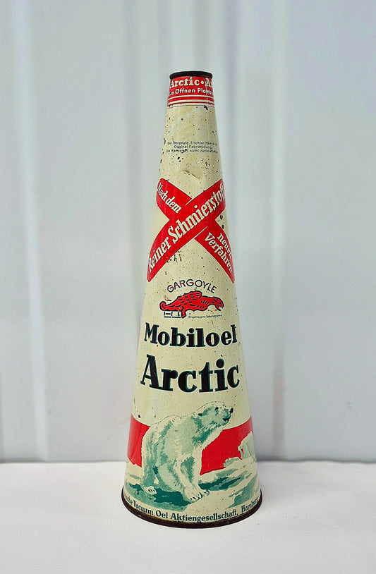 Bidon d'huile MOBILOIL ARCTIC conique
