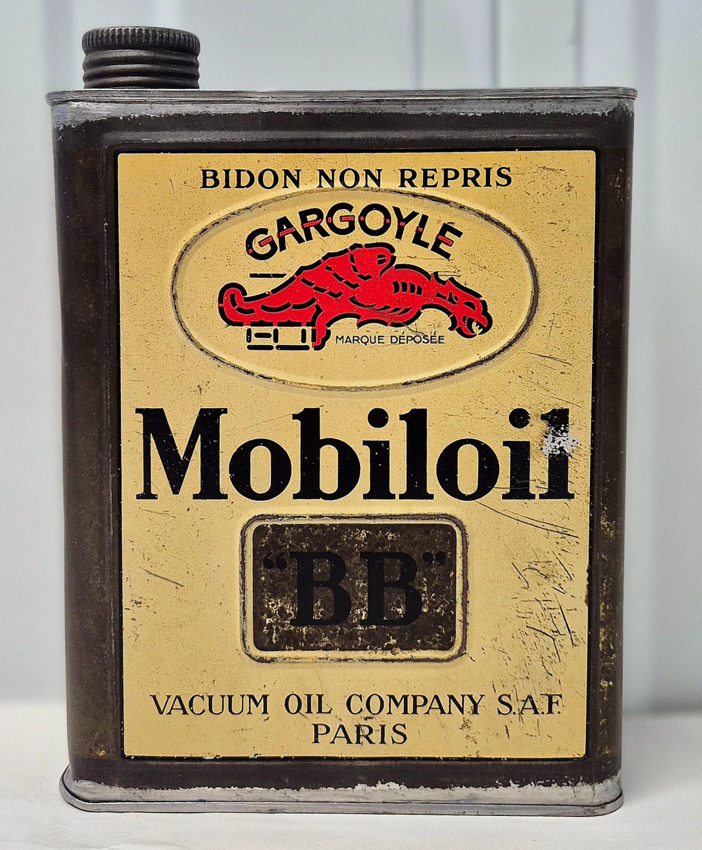 Bidon d'huile MOBILOIL BB