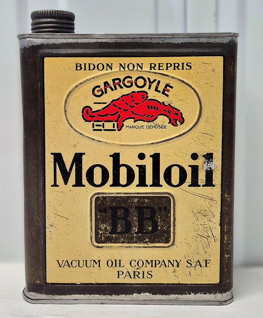 Bidon d'huile MOBILOIL BB