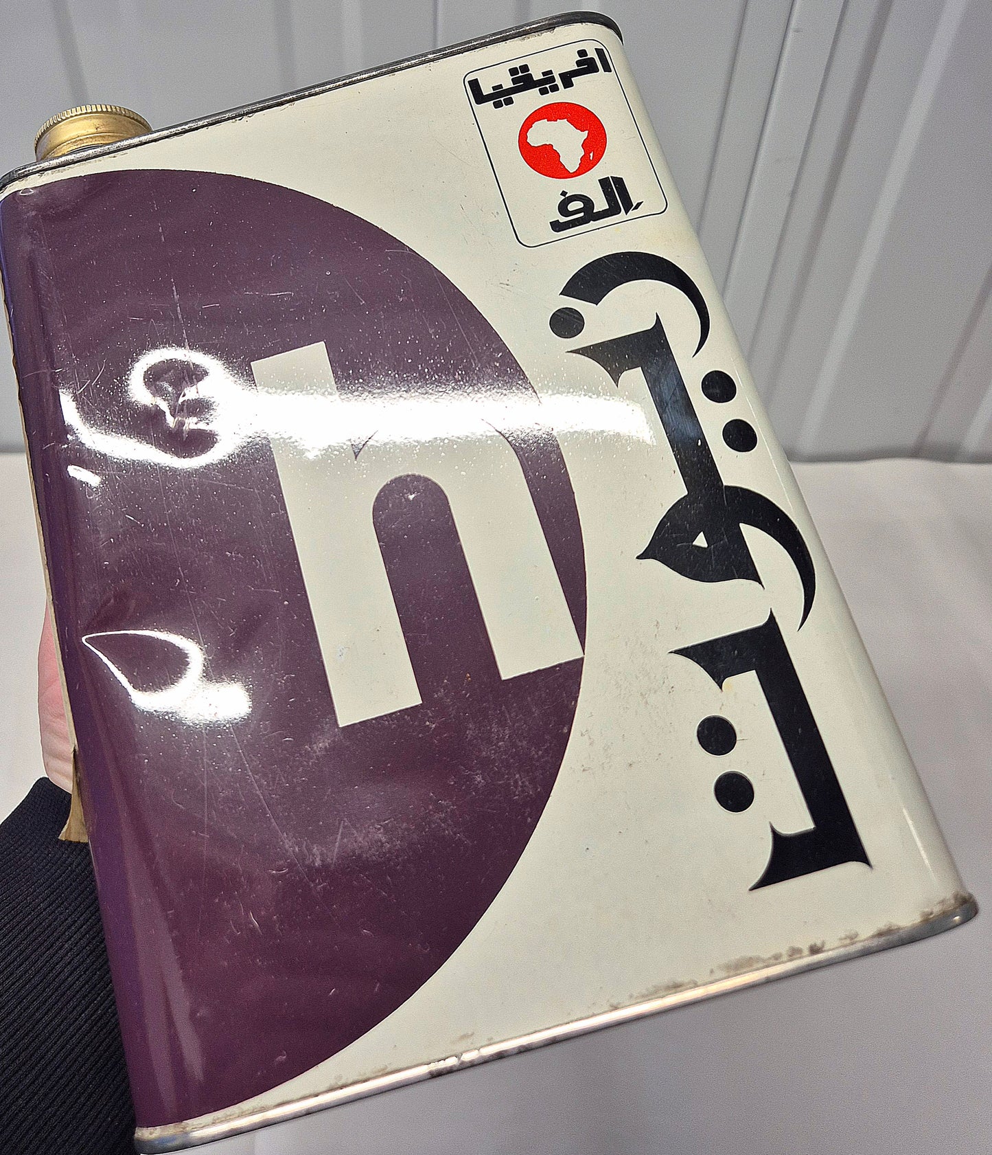 Bidon d'huile ELF Afrique