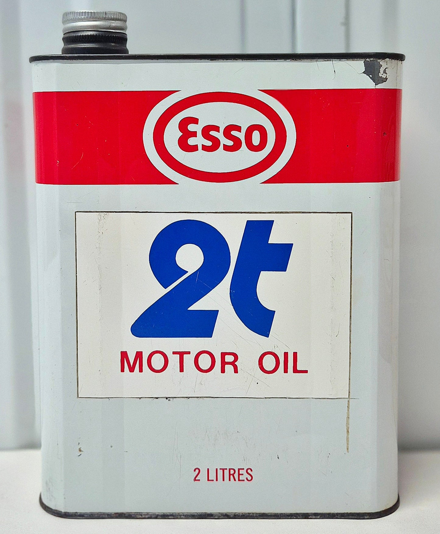 Bidons d'huile ESSO 2 Temps