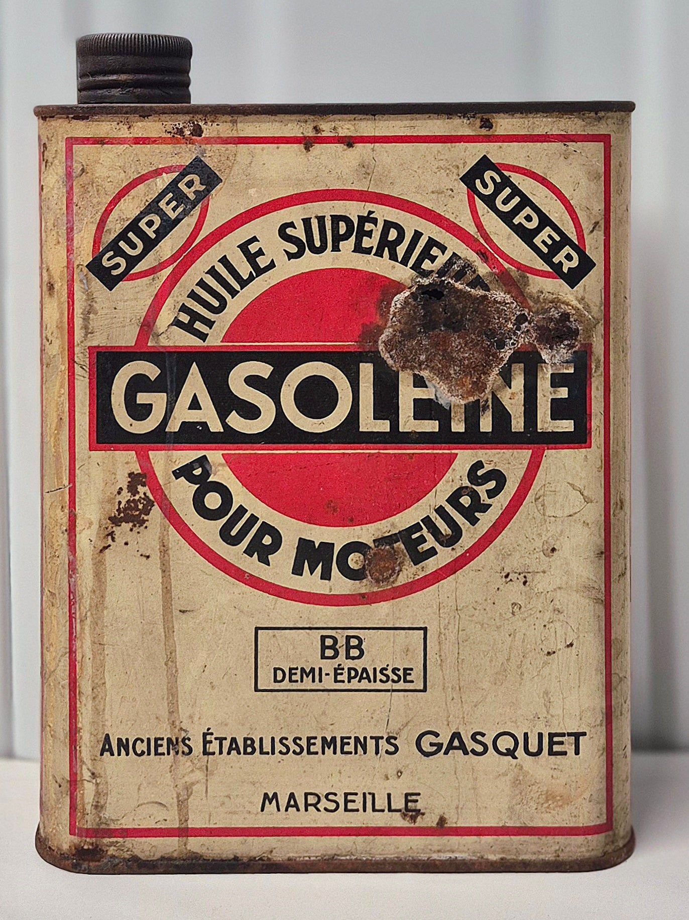 Bidon d'huile GASOLEINE