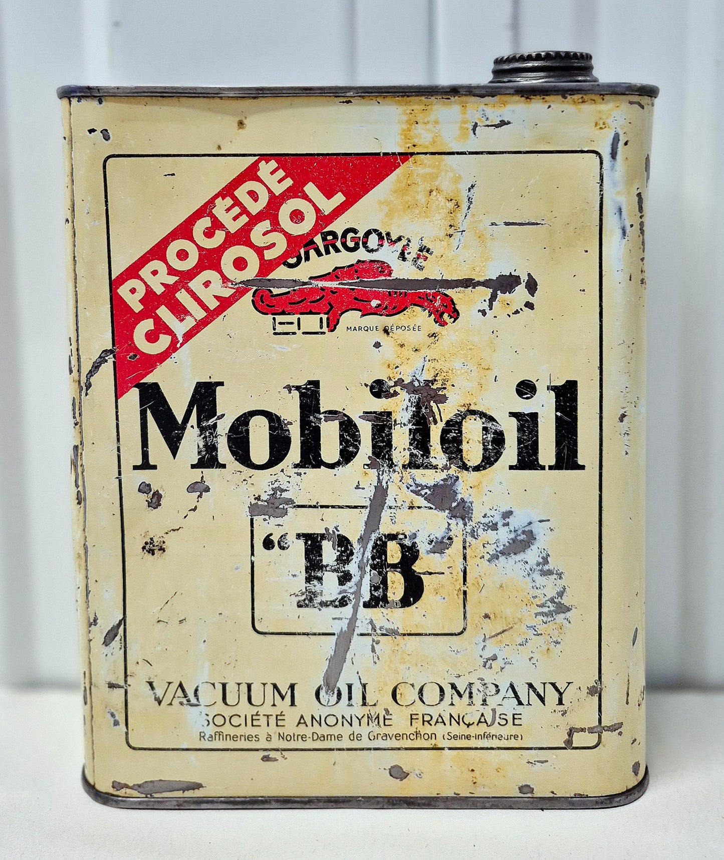 Bidon d'huile MOBILOIL BB